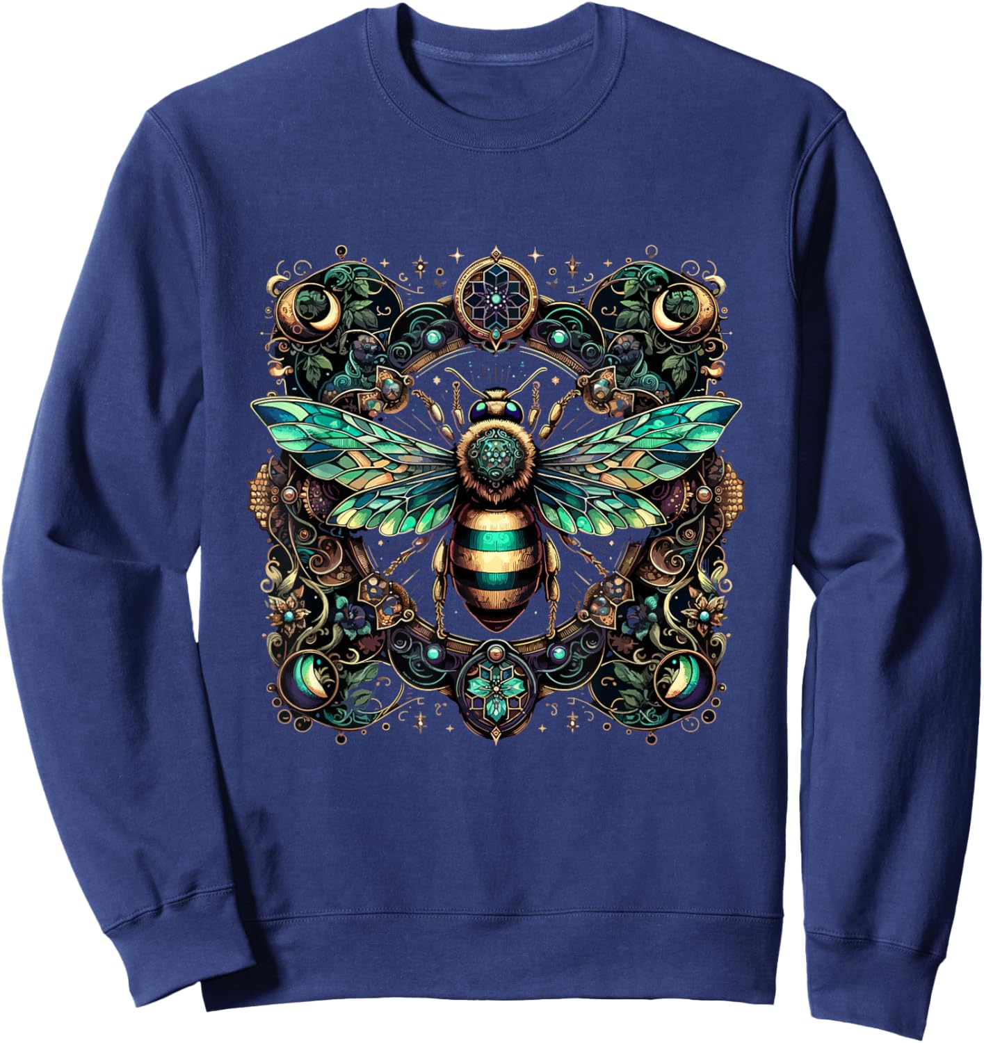 Fantasy Bee Beekeeper Beekeeping Hive Cute Bees Sweatshirt - Sweatshirt | Navy