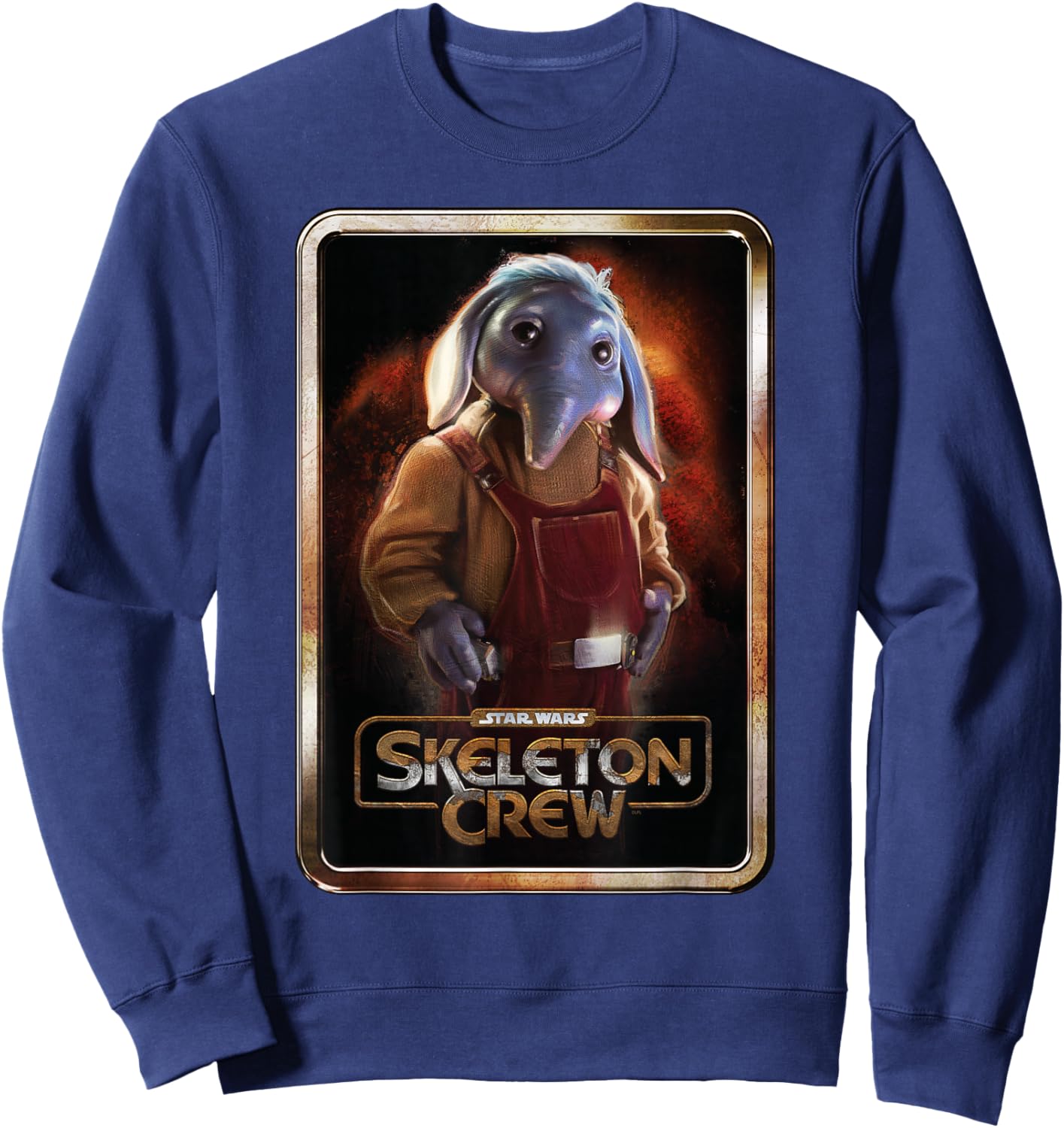 Star Wars Skeleton Crew Neel with Series Logo Disney+ Sweatshirt - Sweatshirt | Navy