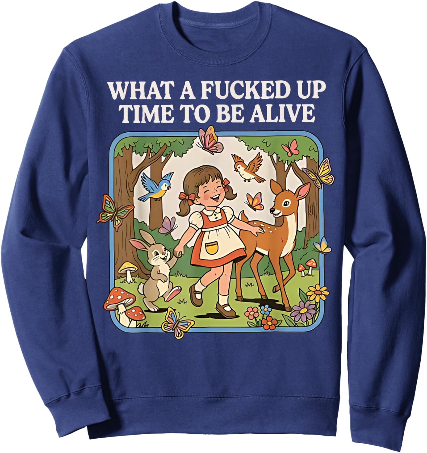 T-Shirt Sweatshirt - Sweatshirt | Navy