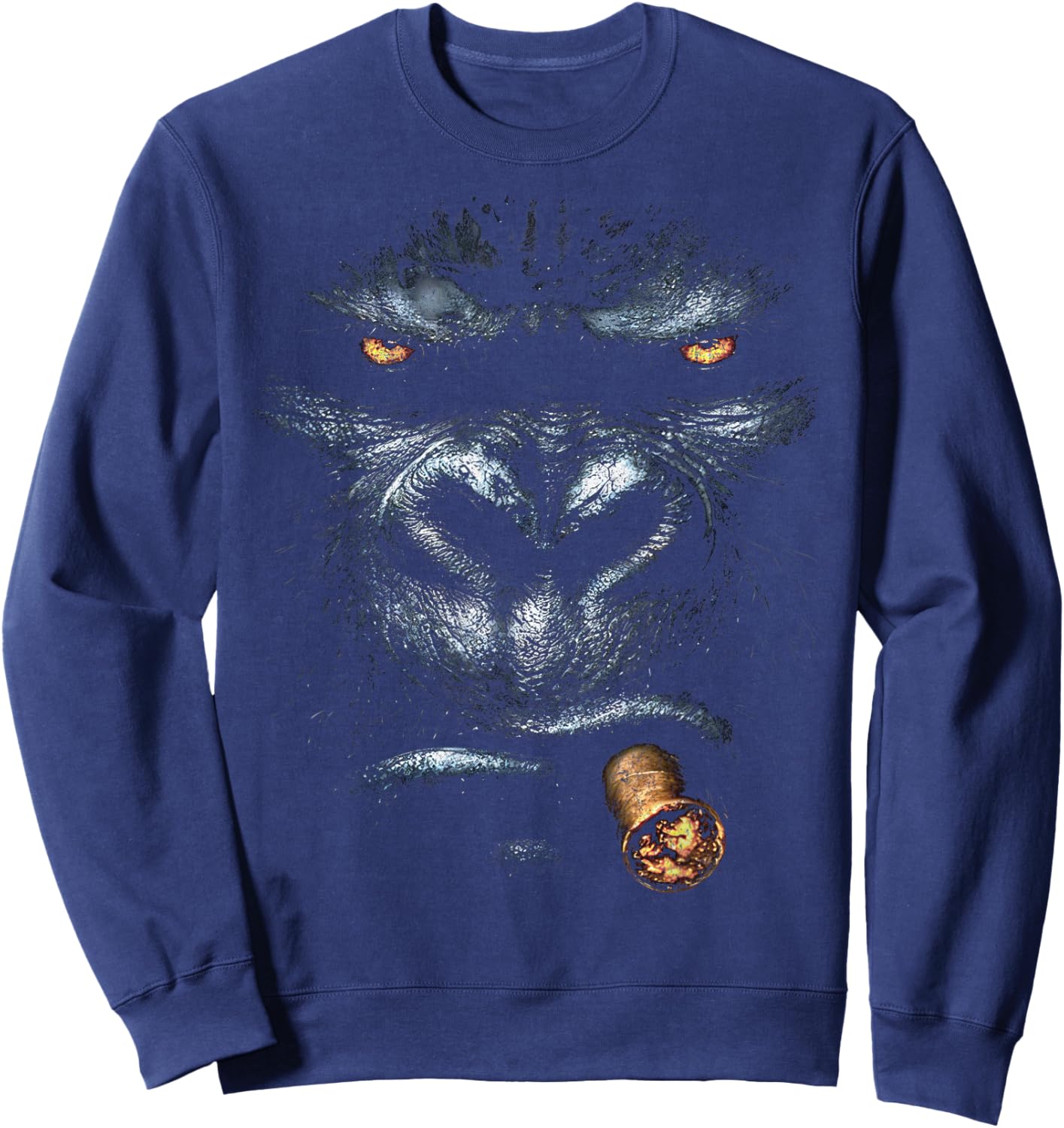 Monkey Cigar Sweatshirt - Sweatshirt | Navy
