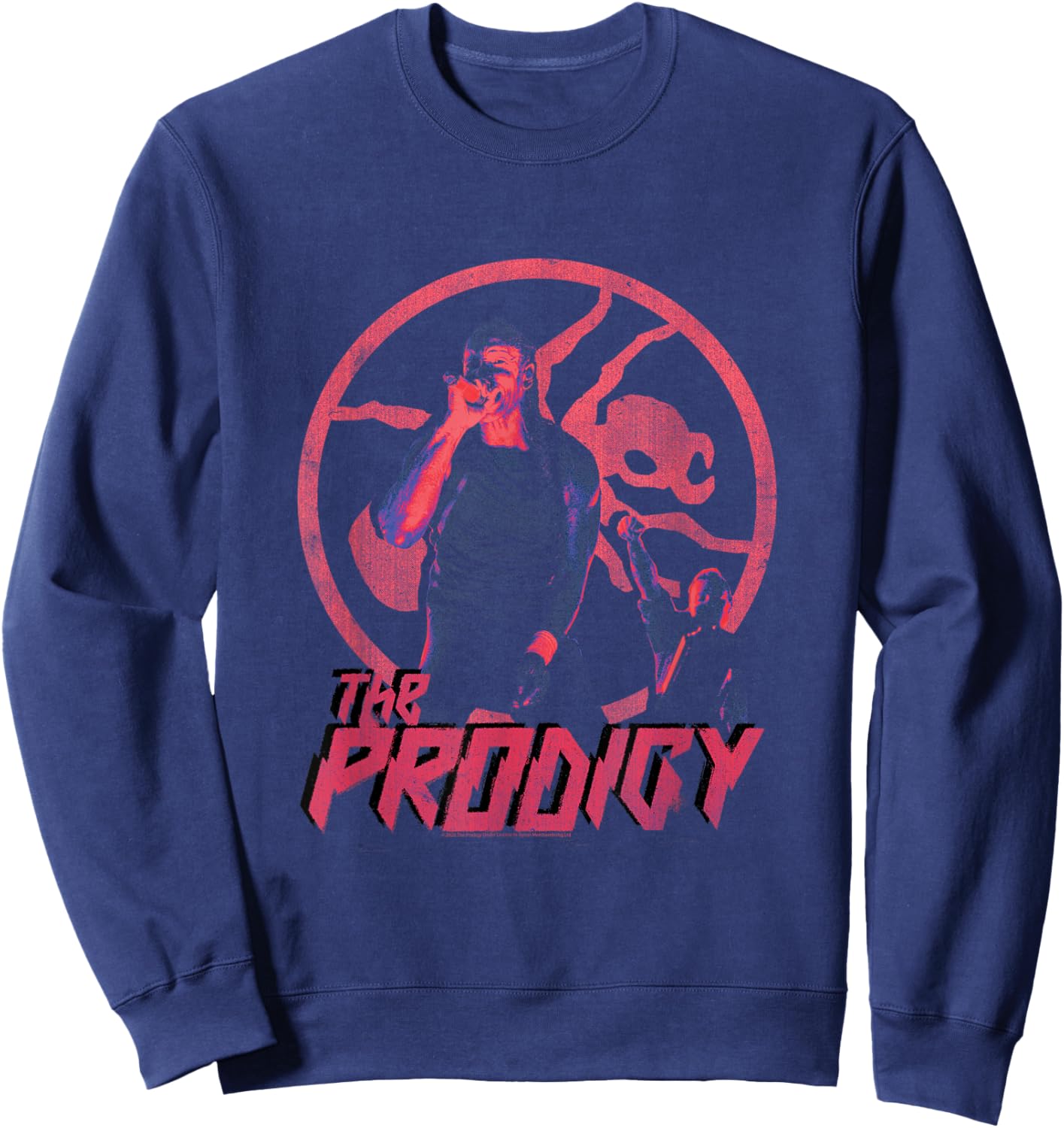 Official The Prodigy Attack Fashion Sweatshirt - Sweatshirt | Navy