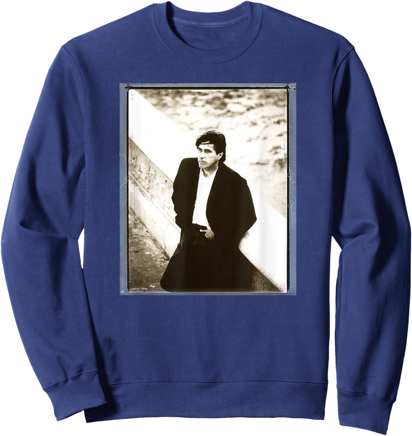 Bryan Ferry Of Roxy Music By Simon Fowler Sweatshirt - Sweatshirt | Navy