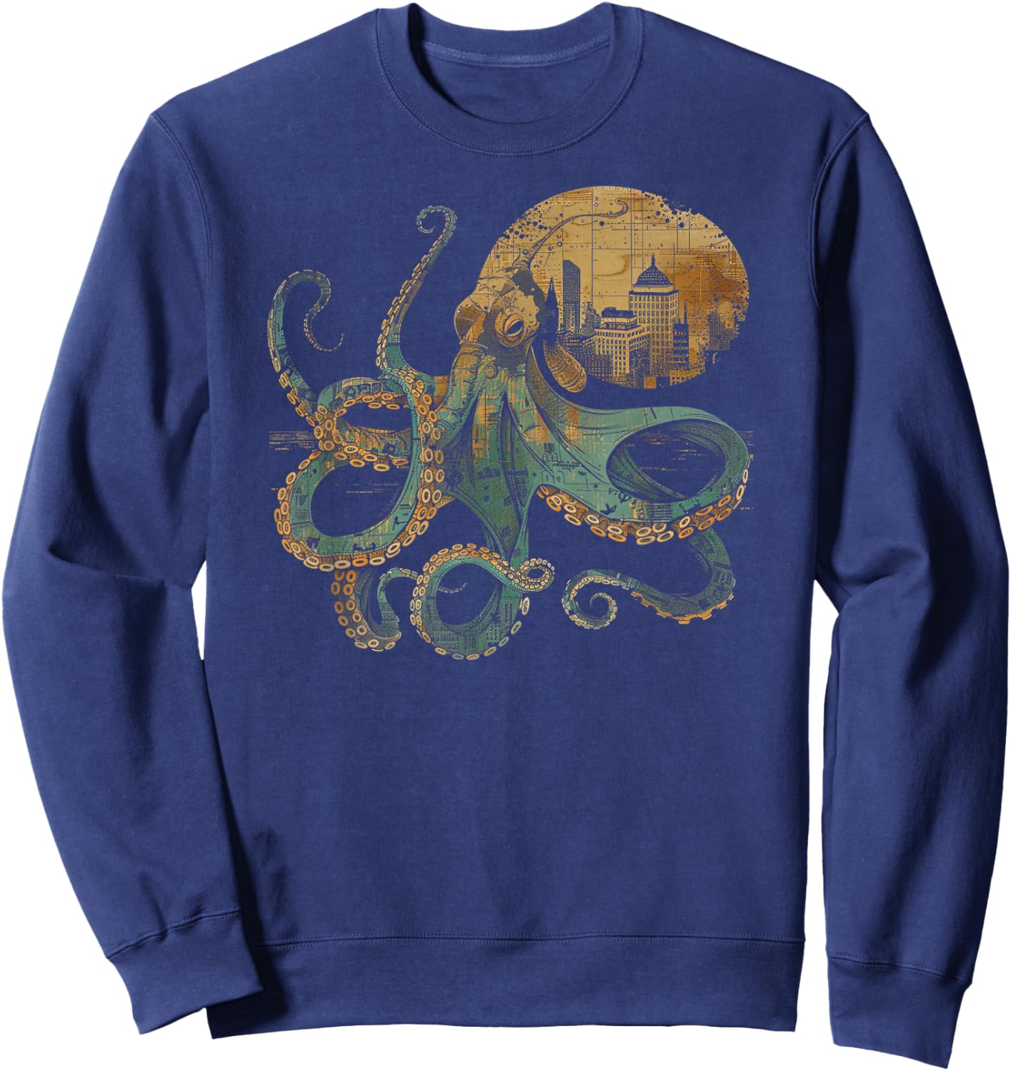 Octopus Shirt / Melodic Sweatshirt - Sweatshirt | Navy