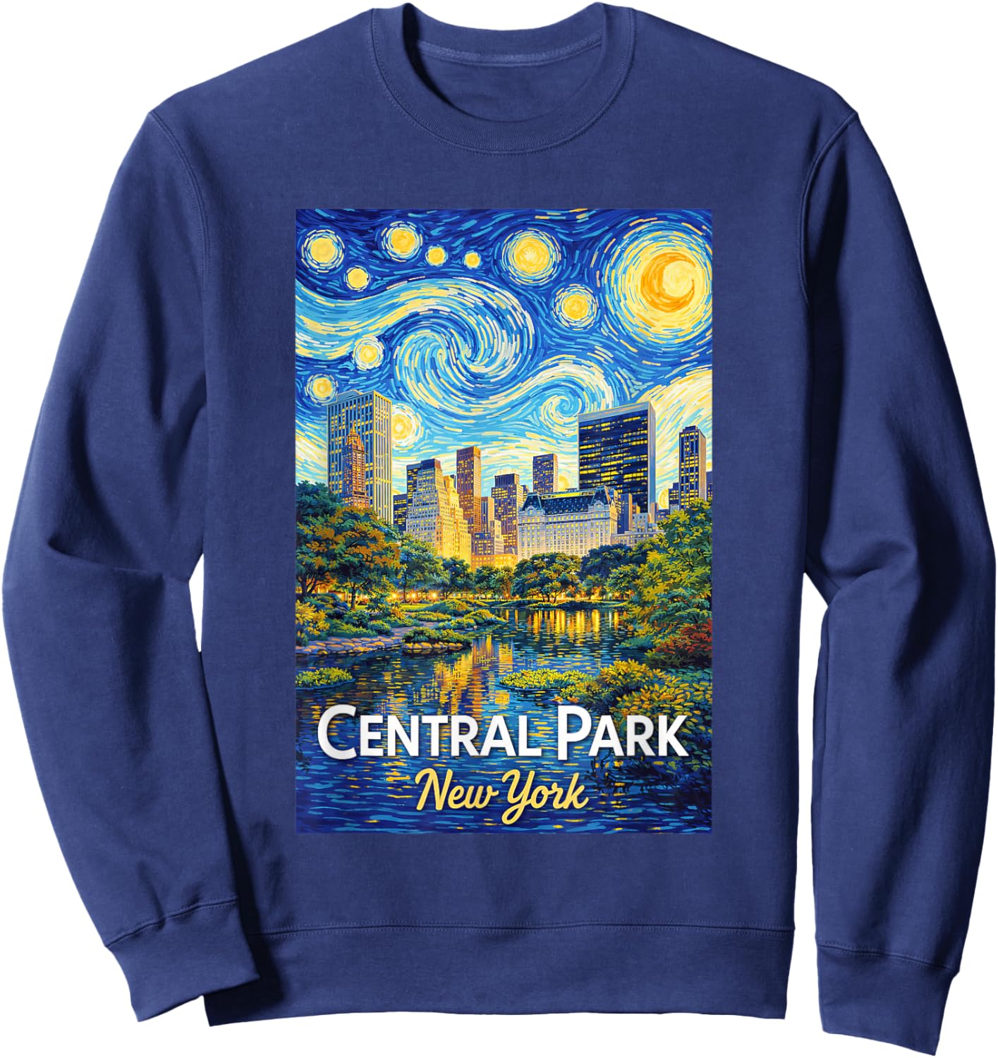 Central Park New York Sweatshirt - Sweatshirt | Navy
