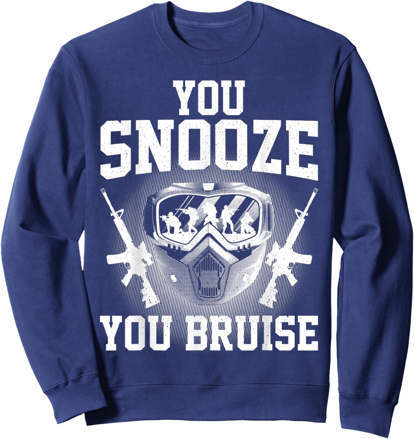Funny Airsoft Art Women Airsoft Player Airsoft Gear Sweatshirt - Sweatshirt | Navy