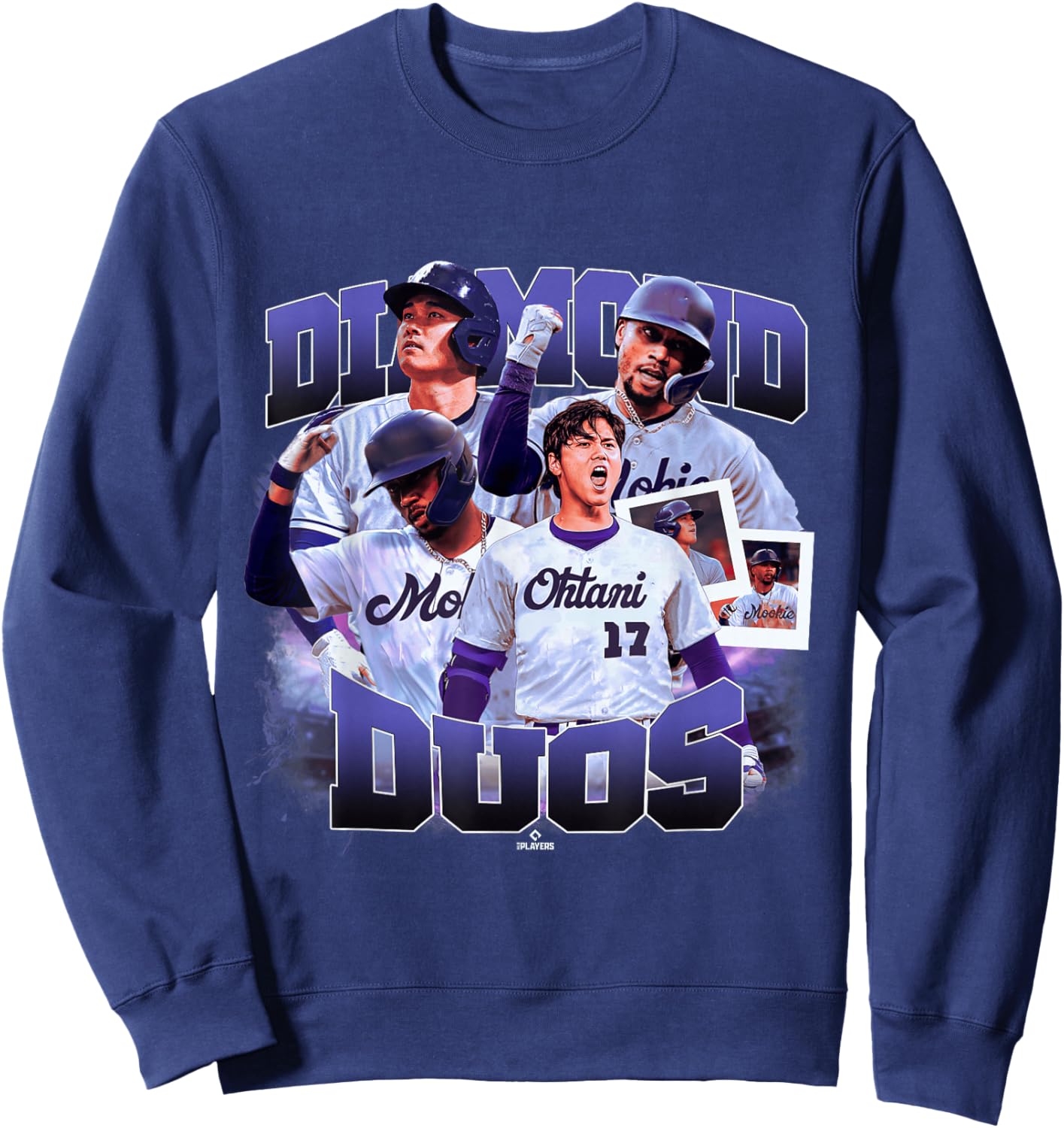Mookie Betts & Shohei Ohtani | LA Duos | MLBDDUO4002 Sweatshirt - Sweatshirt | Navy