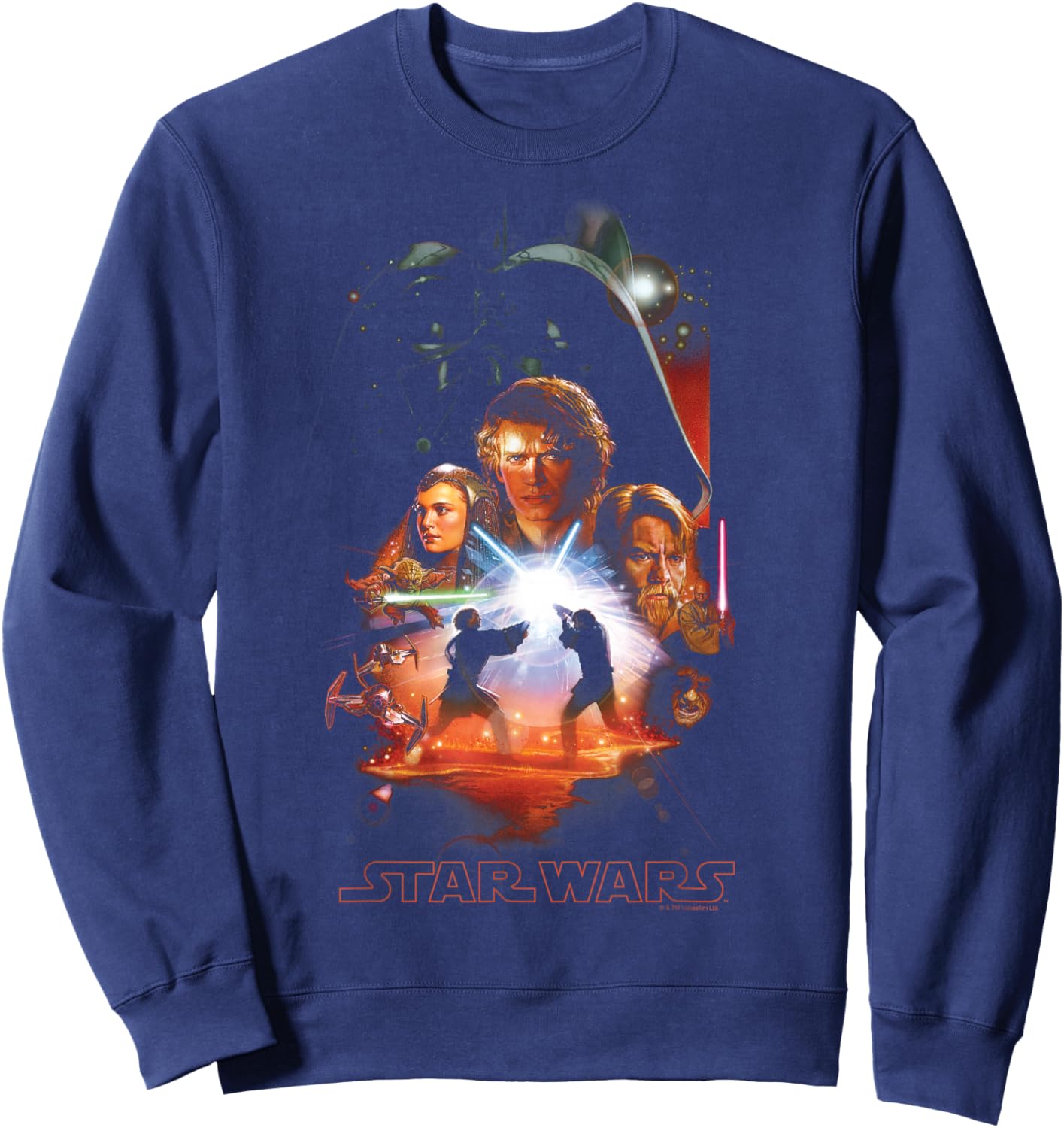 Star Wars: Revenge of the Sith Poster Sweatshirt - Sweatshirt | Navy