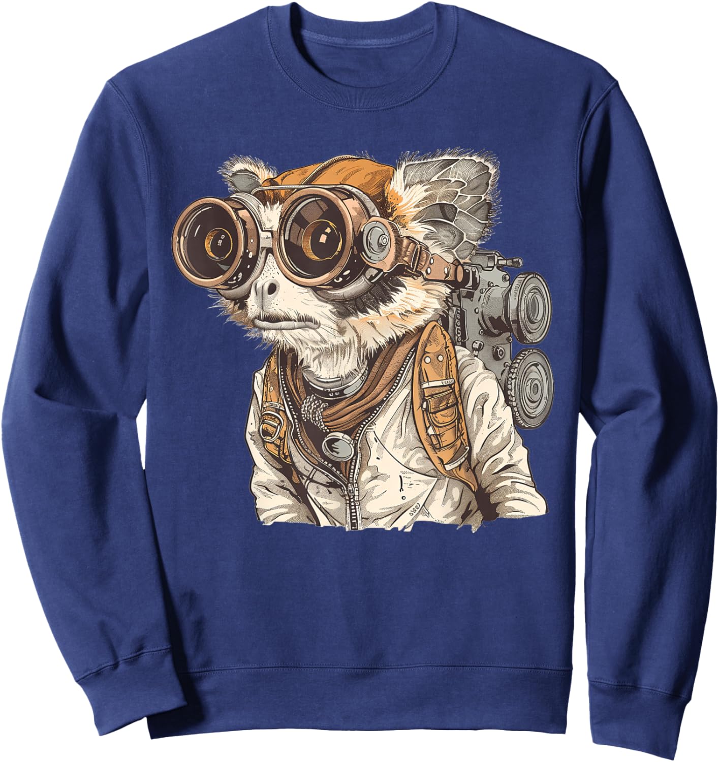Slow Loris Steampunk Sweatshirt - Sweatshirt | Navy