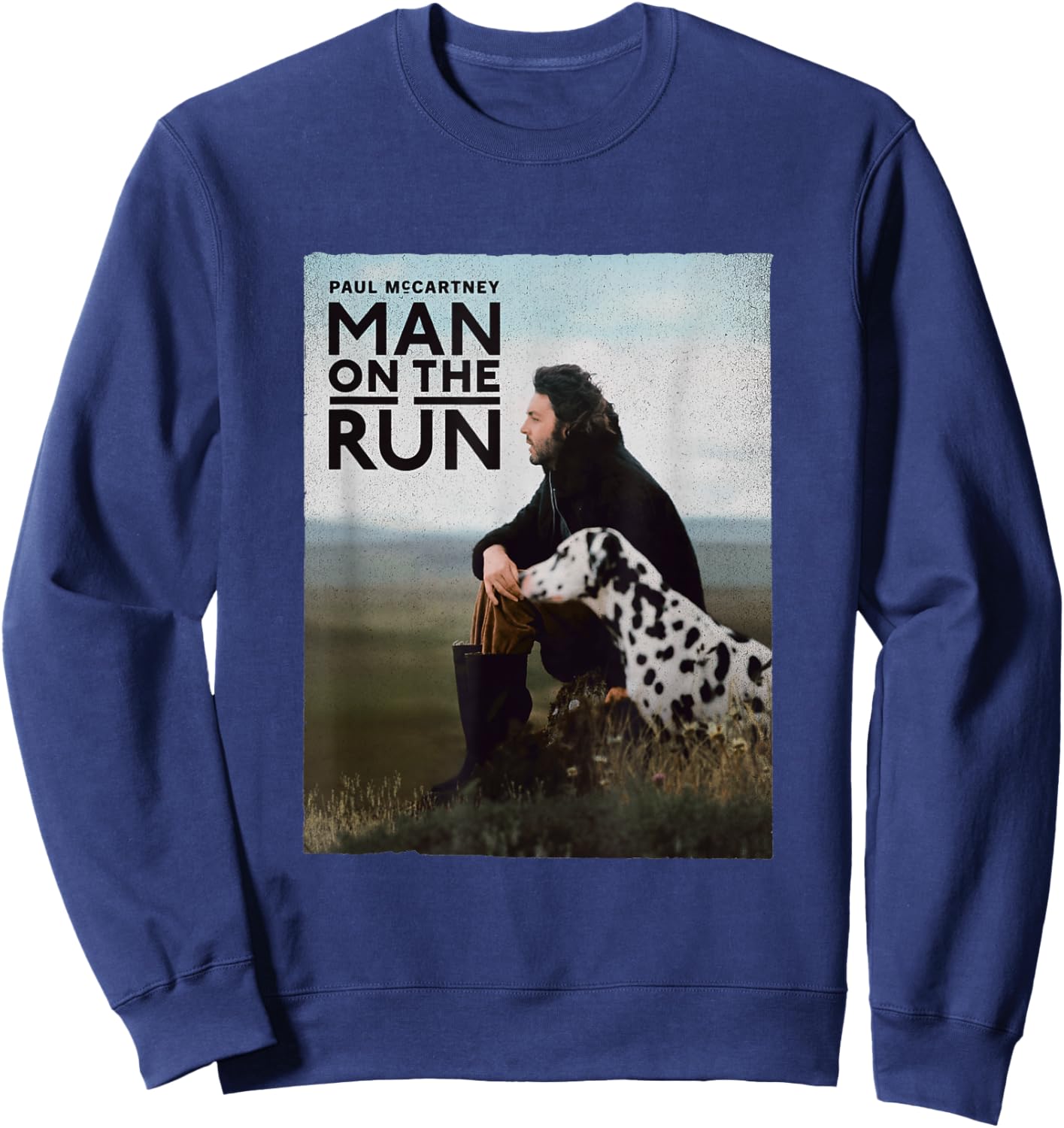 Official Paul McCartney Movie Exclusive Man on The Run Sweatshirt - Sweatshirt | Navy