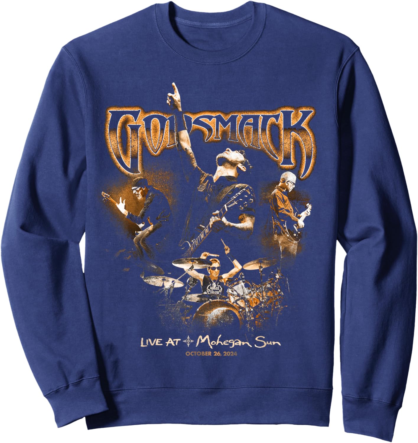 Godsmack Live At Mohegan Sun Band Photo Sweatshirt - Sweatshirt | Navy