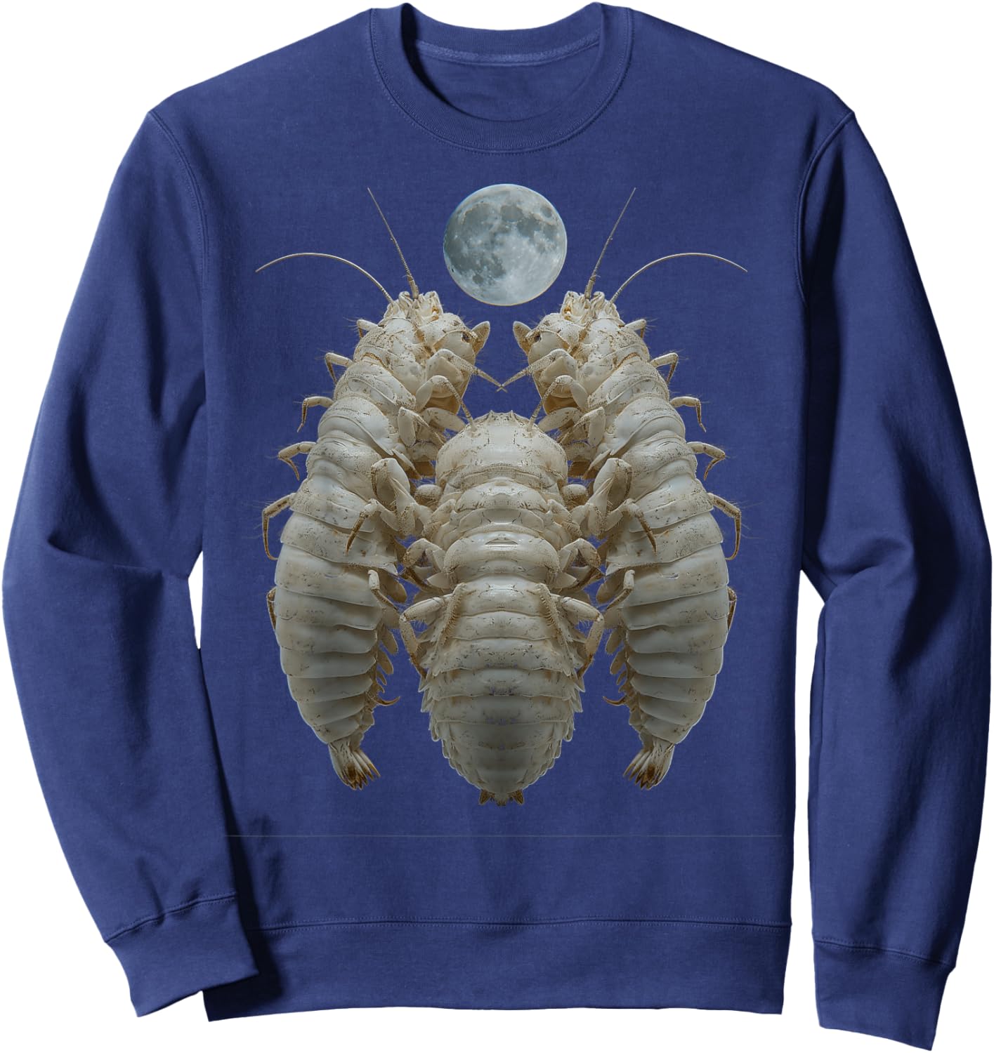 Isopods Isopod Howling Moon Sweatshirt - Sweatshirt | Navy