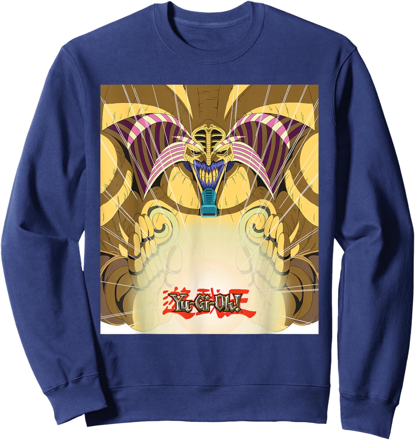 Yu-Gi-Oh! Exodia the Forbidden One Graphic Gamer PAPL608 Sweatshirt - Sweatshirt | Navy