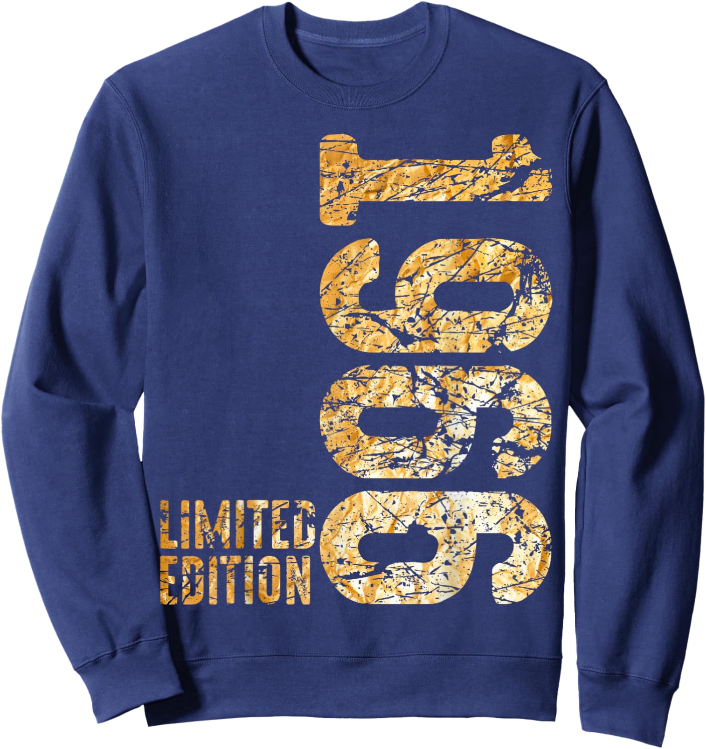 60th Birthday Man Woman 60 Years Decoration 1966 Gift Funny Sweatshirt - Sweatshirt | Navy