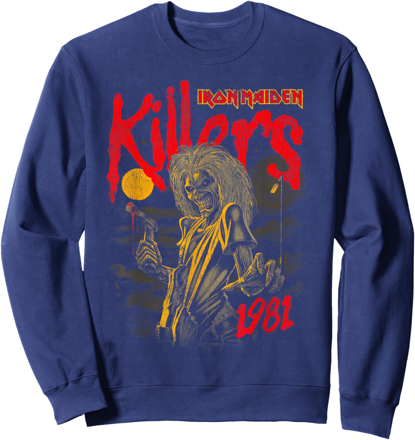 Iron Maiden - Spray Pain Killer Sweatshirt - Sweatshirt | Navy