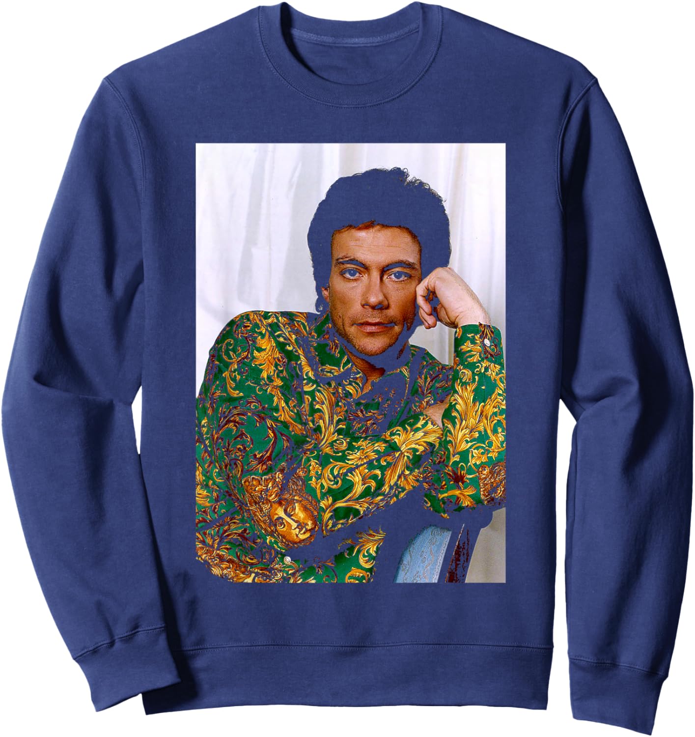 Jean-Claude Van Damme Universal Soldier Timecop Actor Sweatshirt - Sweatshirt | Navy