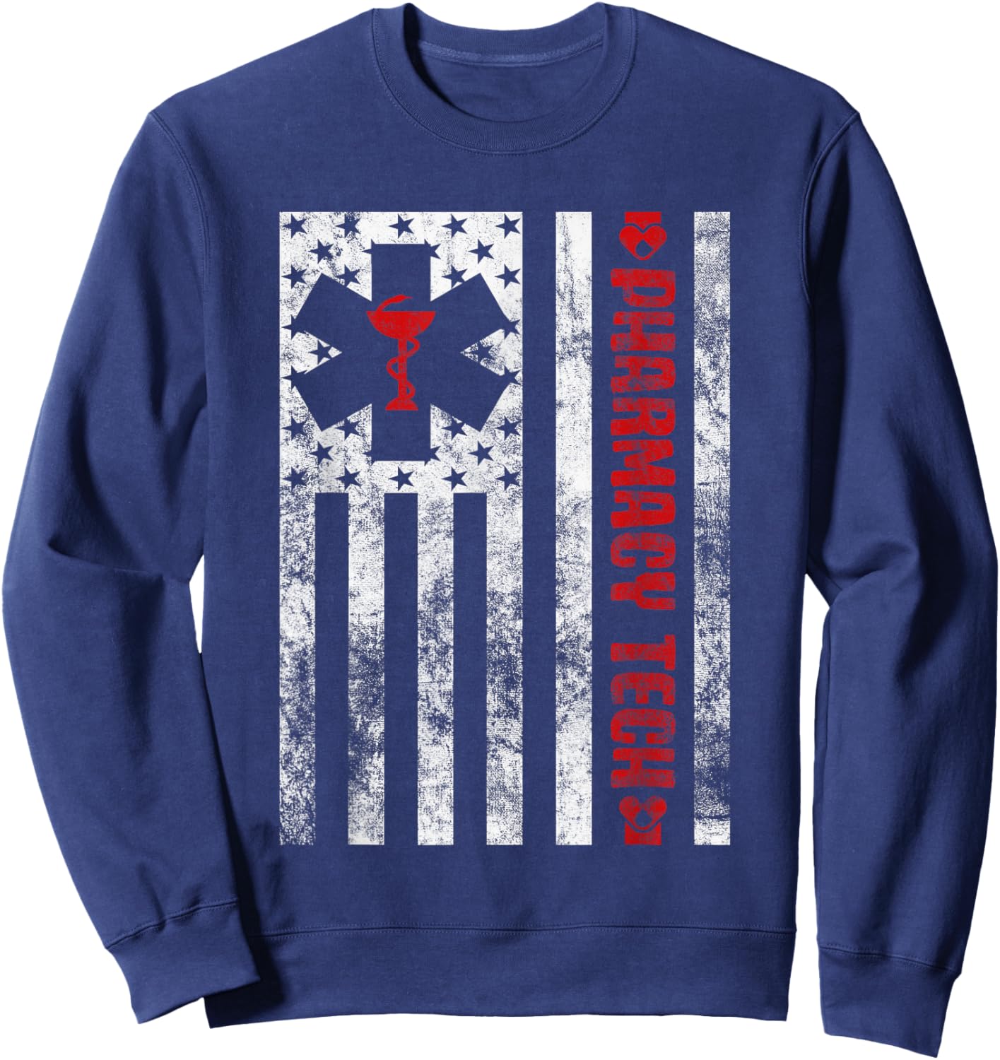 Pharmacy Technician Pharmacist CPhT Certified Pharm Tech Sweatshirt - Sweatshirt | Navy