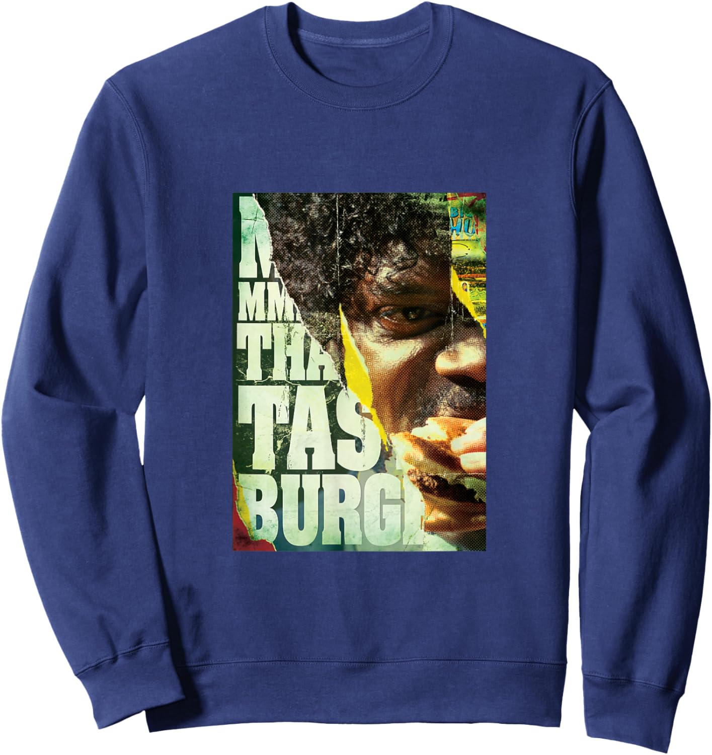 Jules Kahuna Burger Movie Scene Graphic PAPL2620 Sweatshirt - Sweatshirt | Navy
