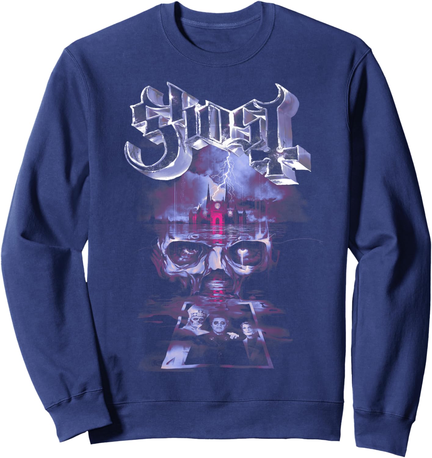 Ghost – Emeritus Legacy Asphalt Sweatshirt - Sweatshirt | Navy