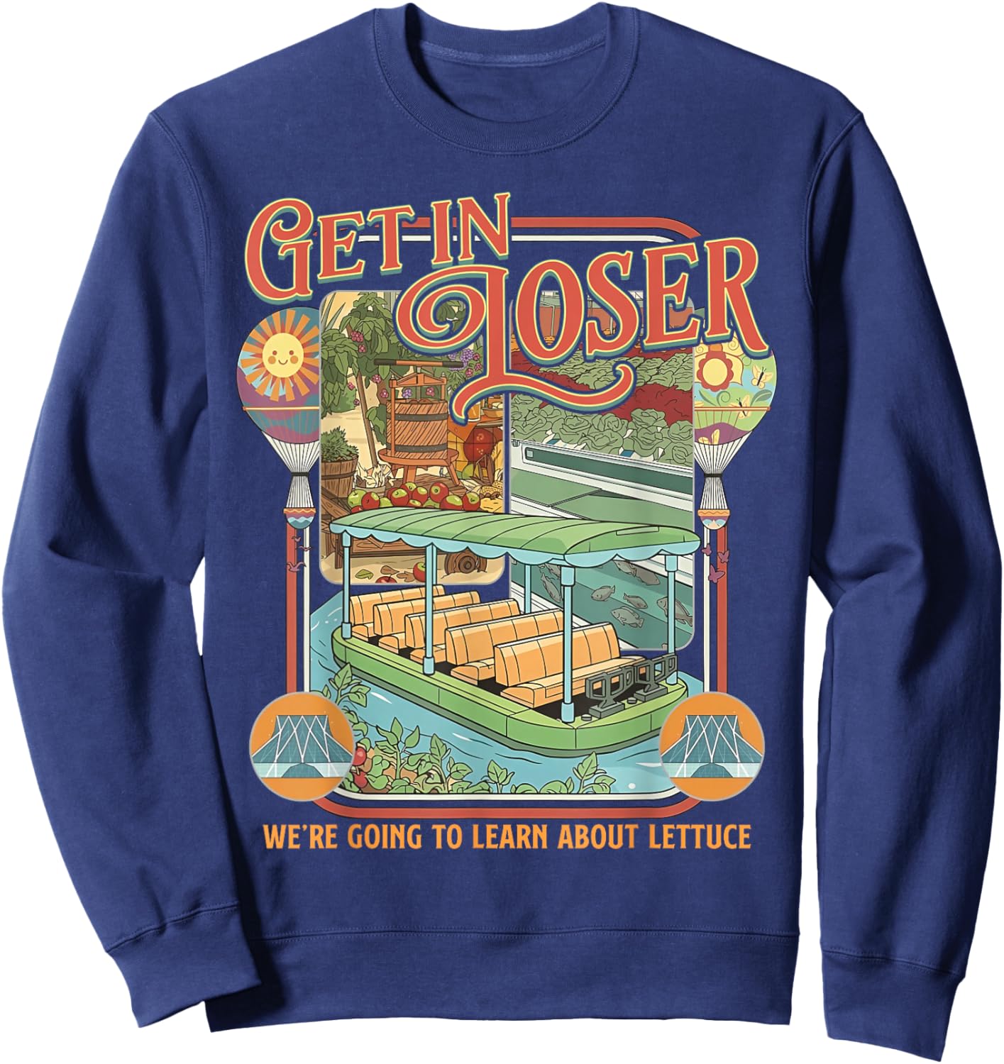 T-Shirt Sweatshirt - Sweatshirt | Navy