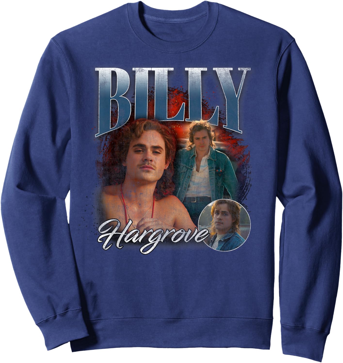 Stranger Things Billy Homage Sweatshirt - Sweatshirt | Navy