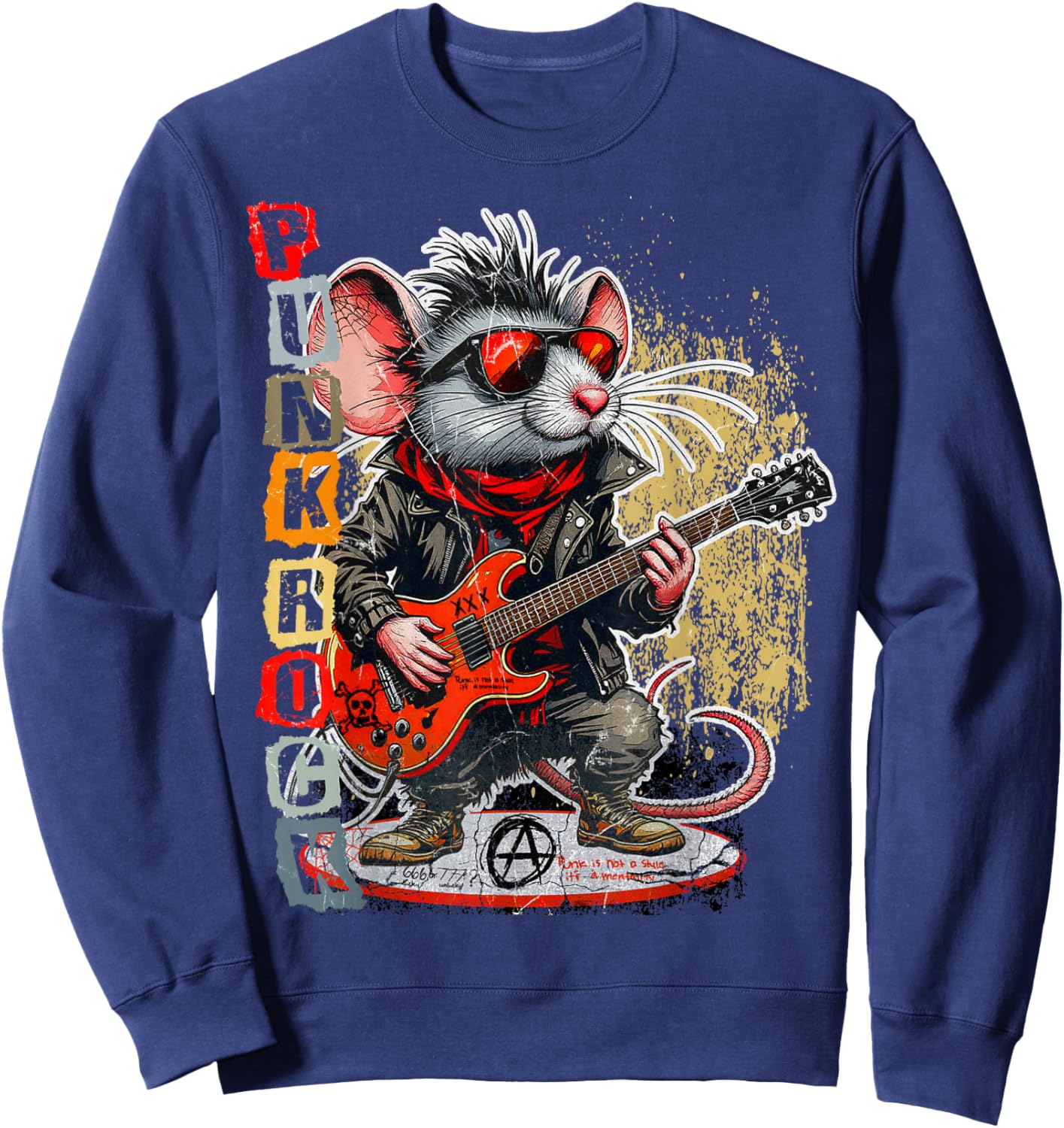 Traditional Oi Skinhead Punk-Rock Sweatshirt - Sweatshirt | Navy