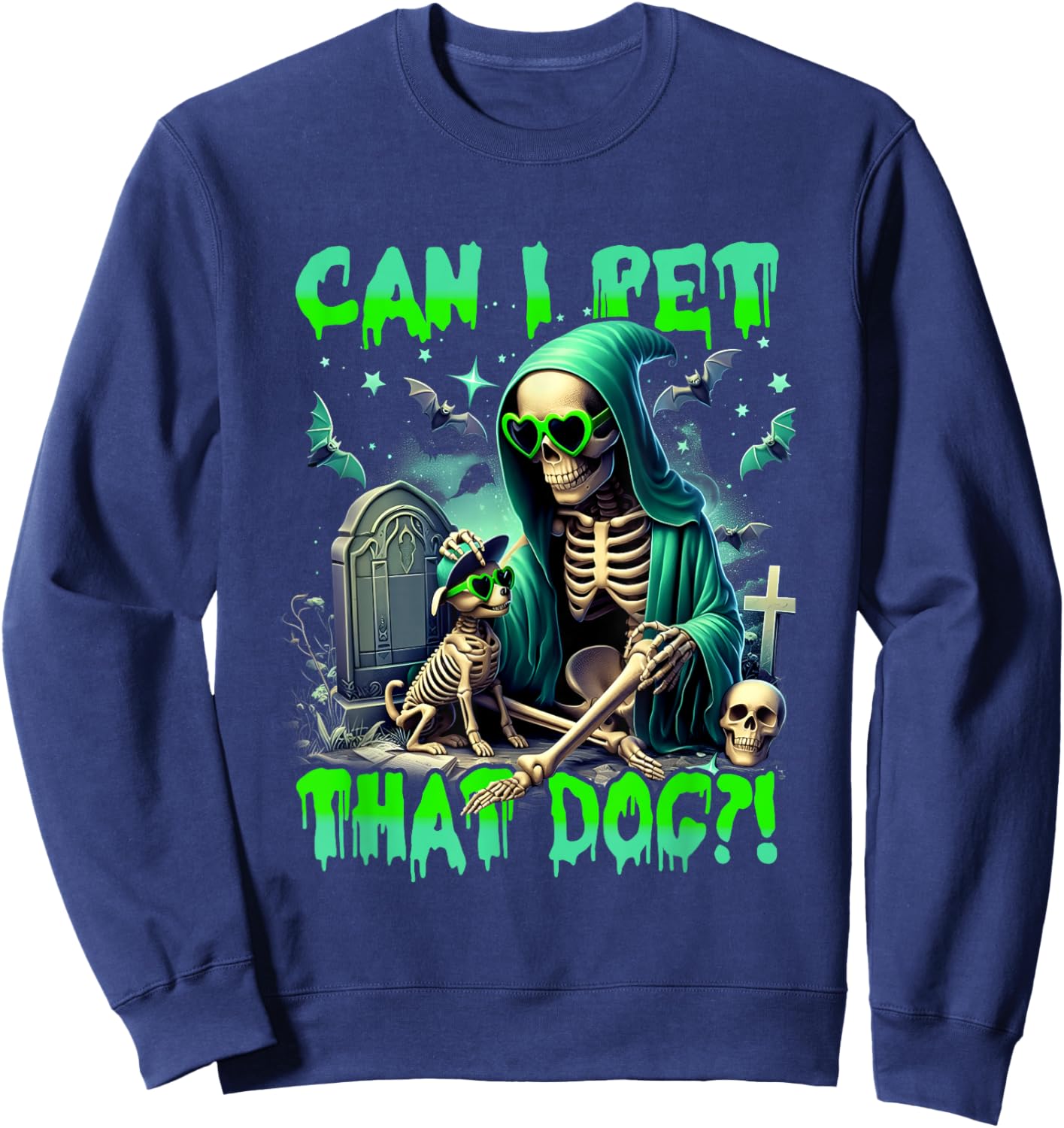 Lover Cemetery Sweatshirt - Sweatshirt | Navy