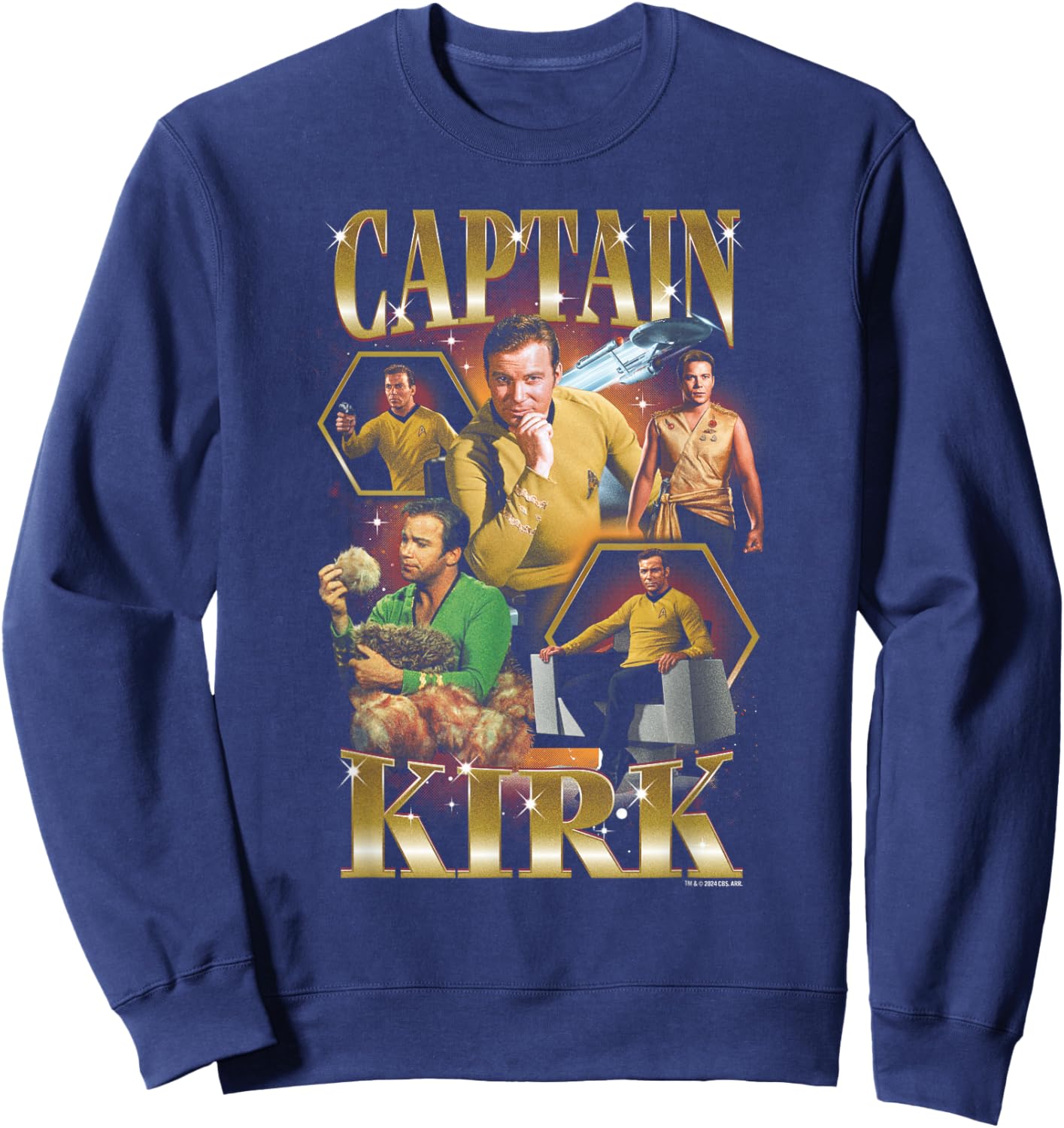 Star Trek: The Original Series Kirk Heartthrob Sweatshirt - Sweatshirt | Navy