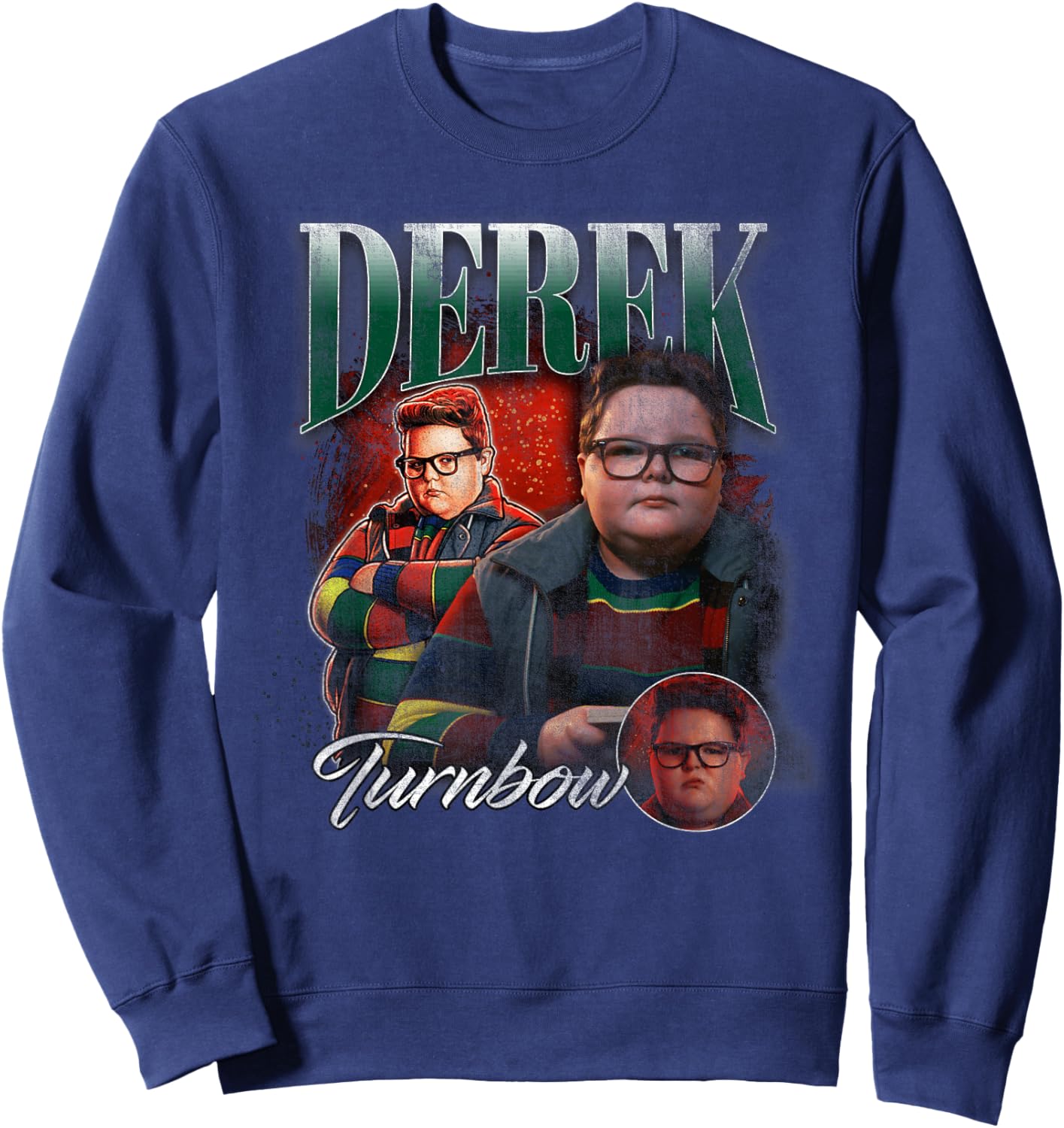 Stranger Things Derek Homage Sweatshirt - Sweatshirt | Navy