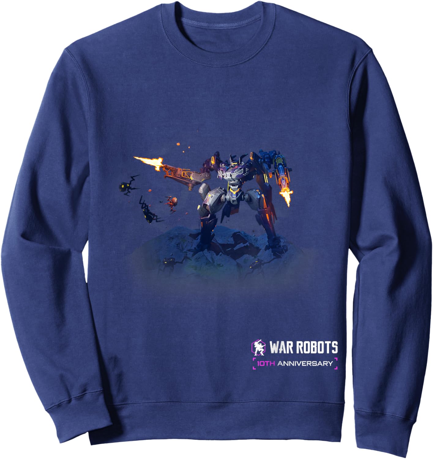 War Robots 10th Anniversary – Nether , Small Sweatshirt - Sweatshirt | Navy