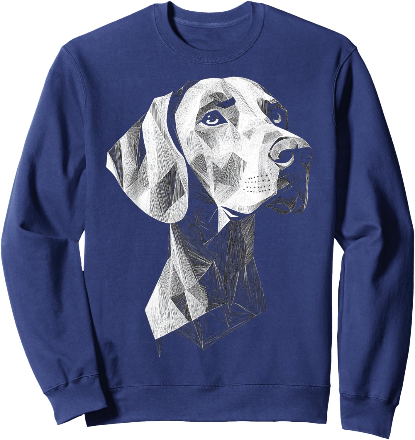 Weimaraner Dog Motif Pet Art Weimaraner Women Kids Sweatshirt - Sweatshirt | Navy