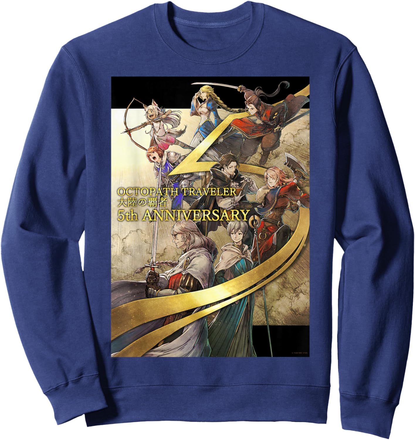 OCTOPATH Traveler: COTC - 5th Anniversary Sweatshirt - Sweatshirt | Navy