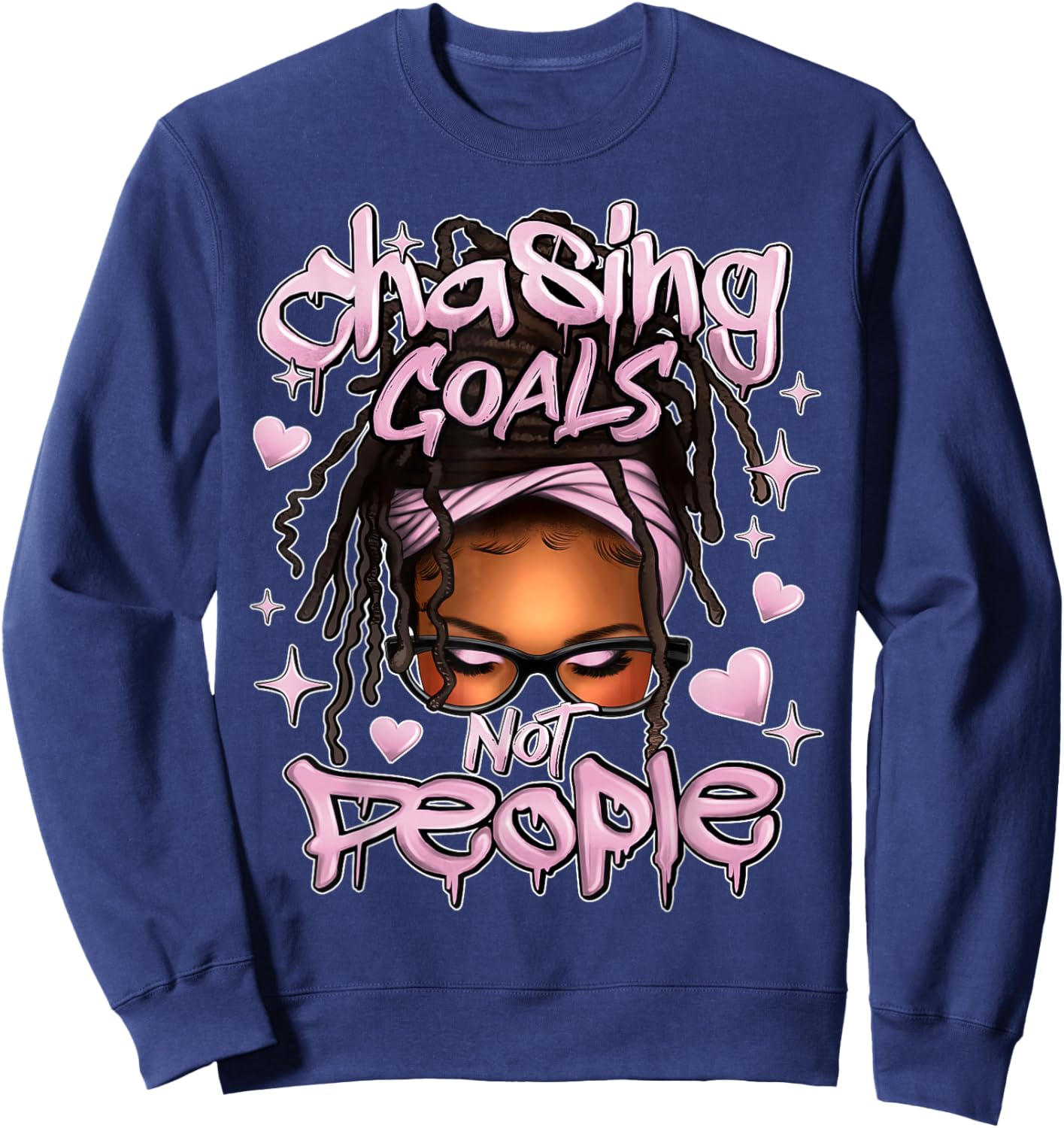 Chasing Girl Orchid 4s Matching Women Sweatshirt - Sweatshirt | Navy