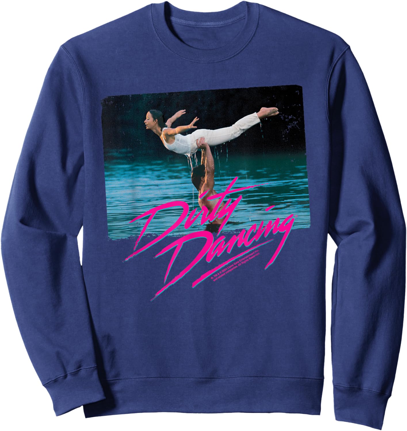 Dirty Dancing Lake Lift Scene Sweatshirt - Sweatshirt | Navy