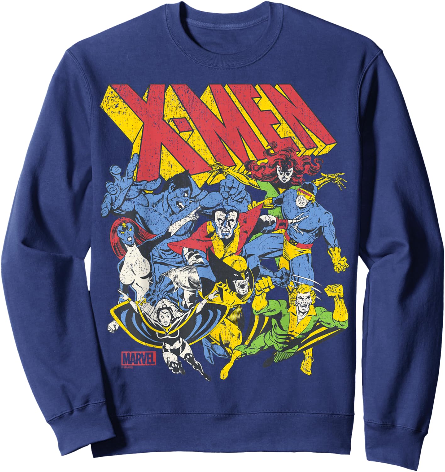 X-Men - Group Logo Sweatshirt - Sweatshirt | Navy