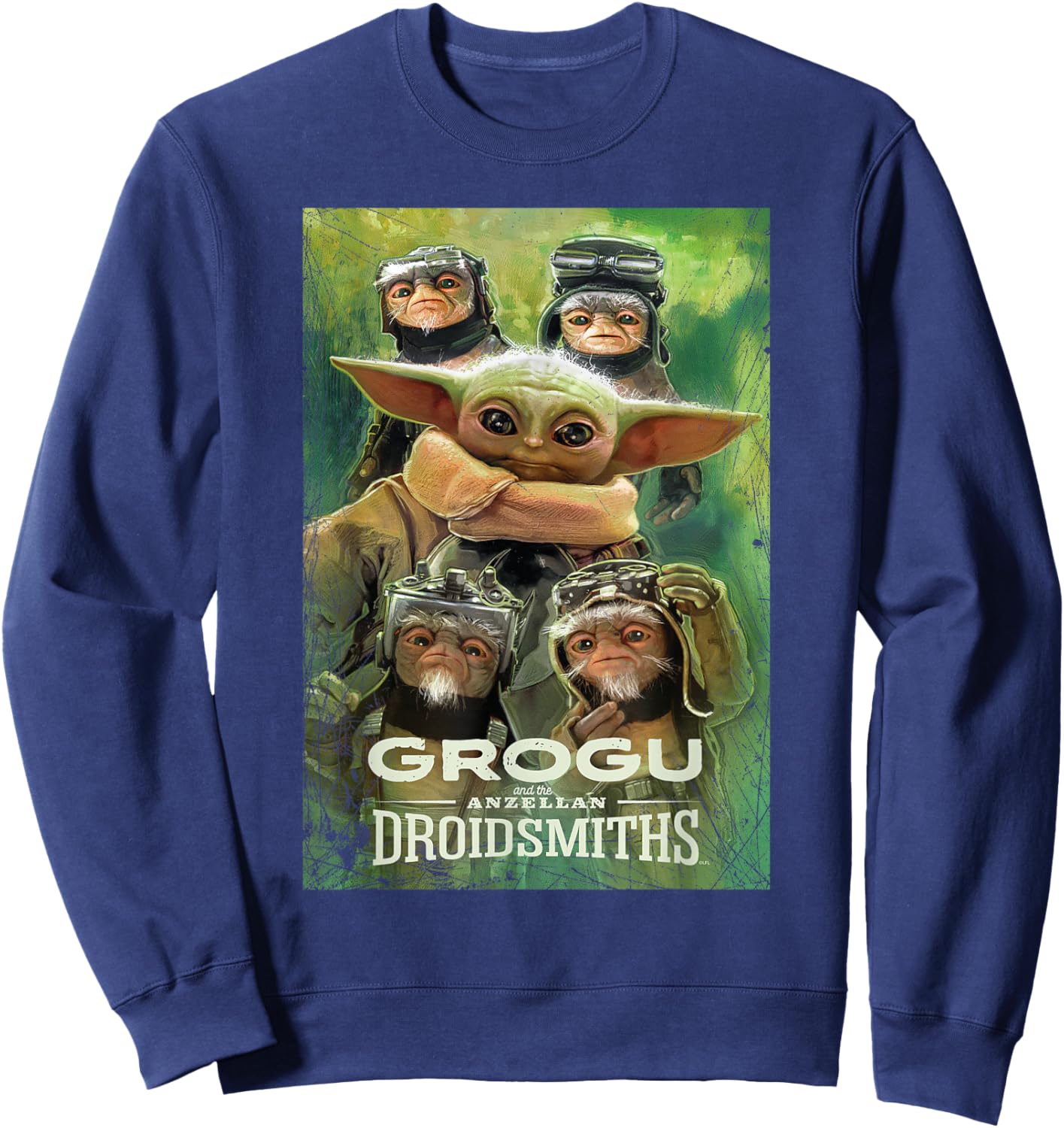 Star Wars: The Mandalorian and Grogu Anzellan Droidsmiths Sweatshirt - Sweatshirt | Navy