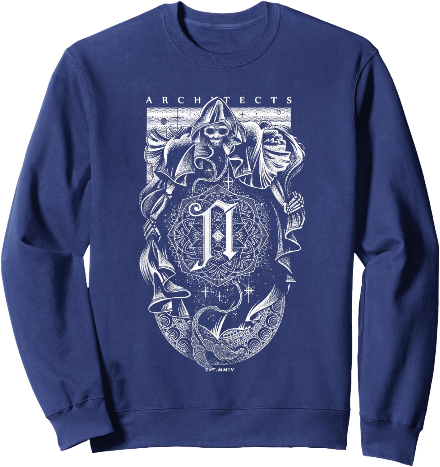 Architects - Official Product - Cosmic Reaper Sweatshirt - Sweatshirt | Navy