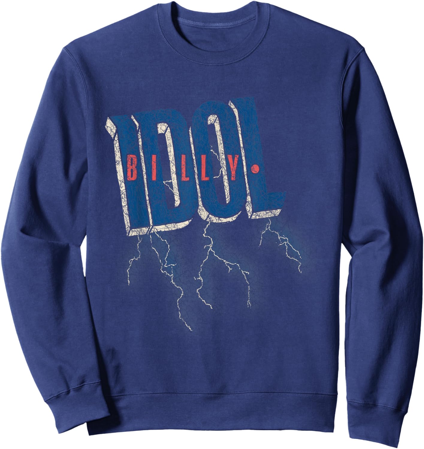 Billy Idol - Lightning , Black, S Sweatshirt - Sweatshirt | Navy