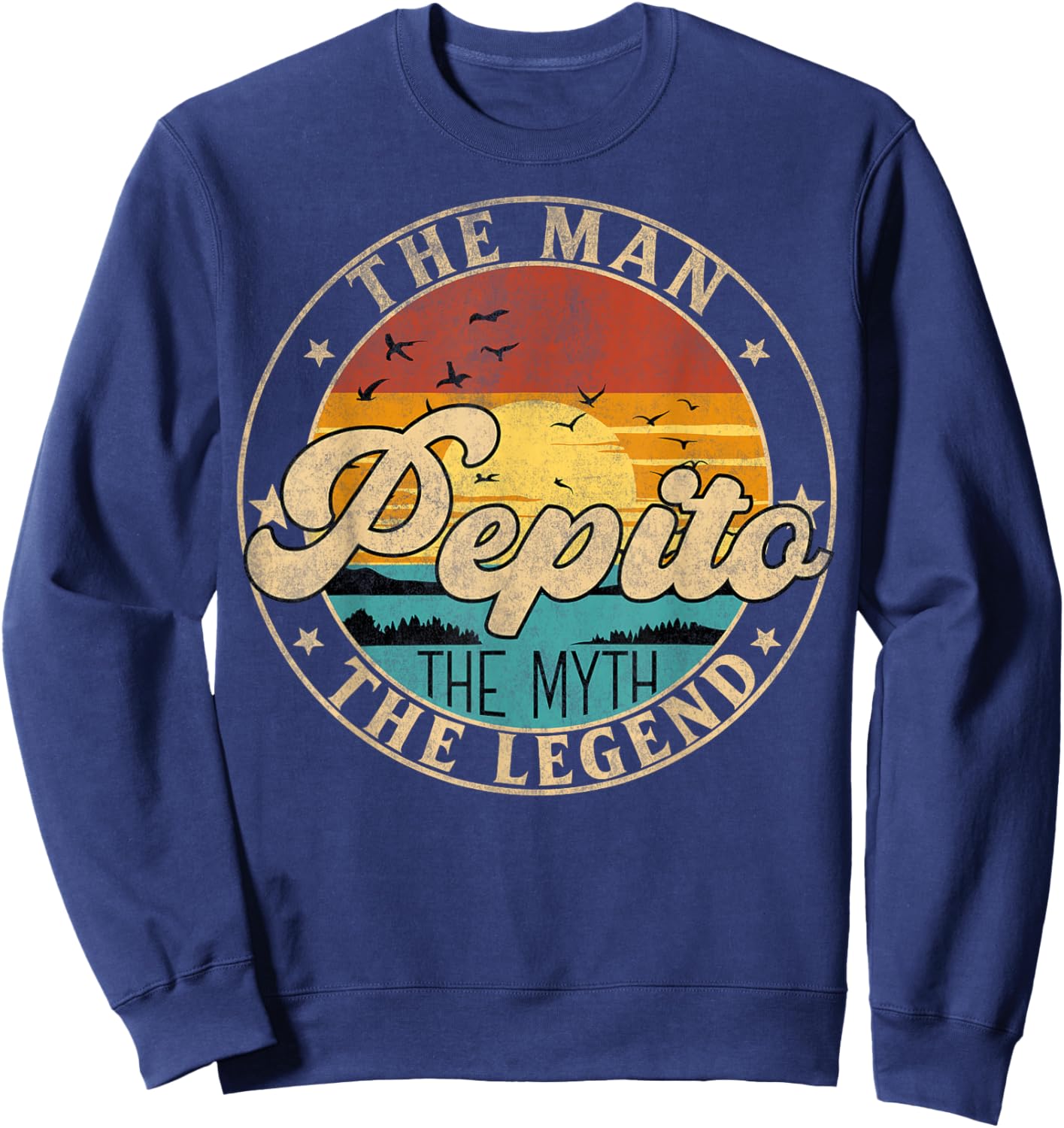 PEPITO The Man The Myth The Legend First Name Sweatshirt - Sweatshirt | Navy