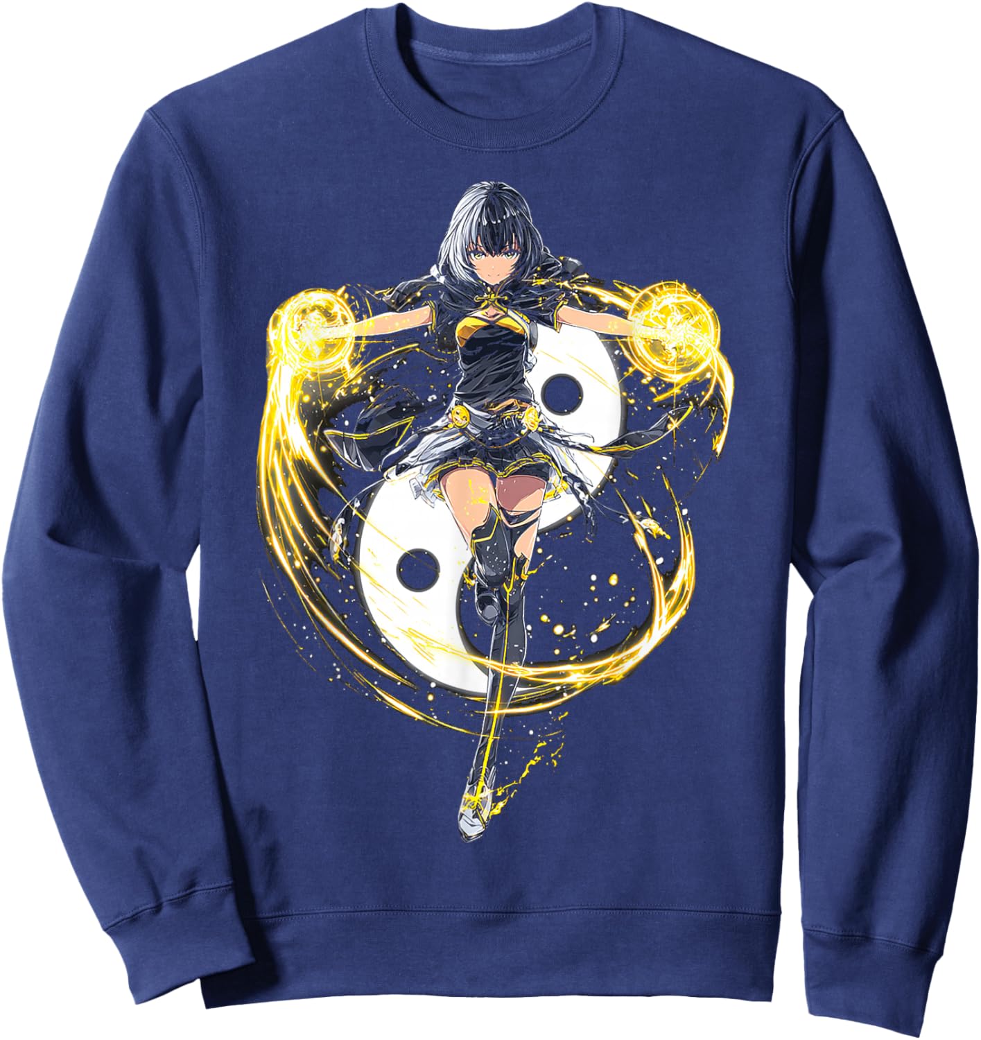 Anime Yin et Yang Sweatshirt - Sweatshirt | Navy