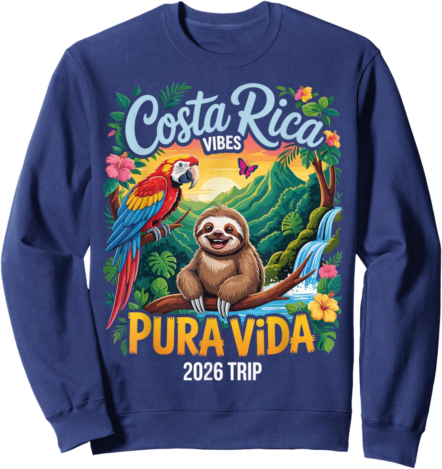 Costa Rica 2026 Vibes Sweatshirt - Sweatshirt | Navy