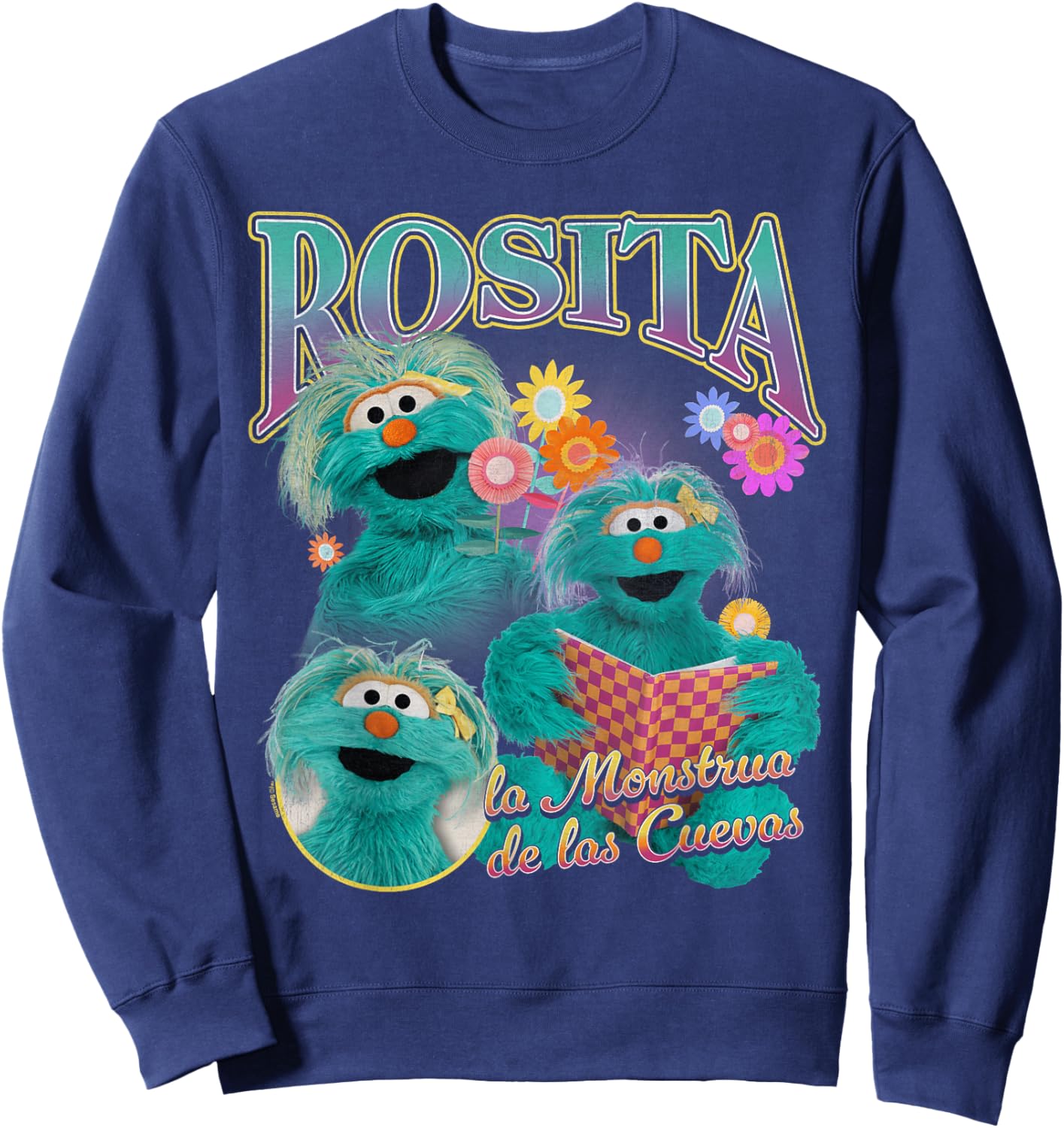 Sesame Street Rosita Bootleg Style Sweatshirt - Sweatshirt | Navy