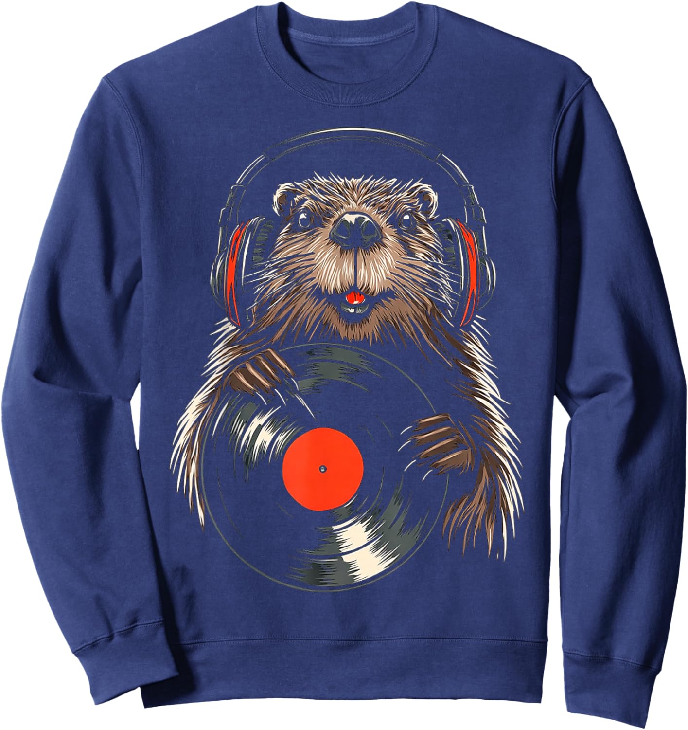Beaver Sweatshirt - Sweatshirt | Navy