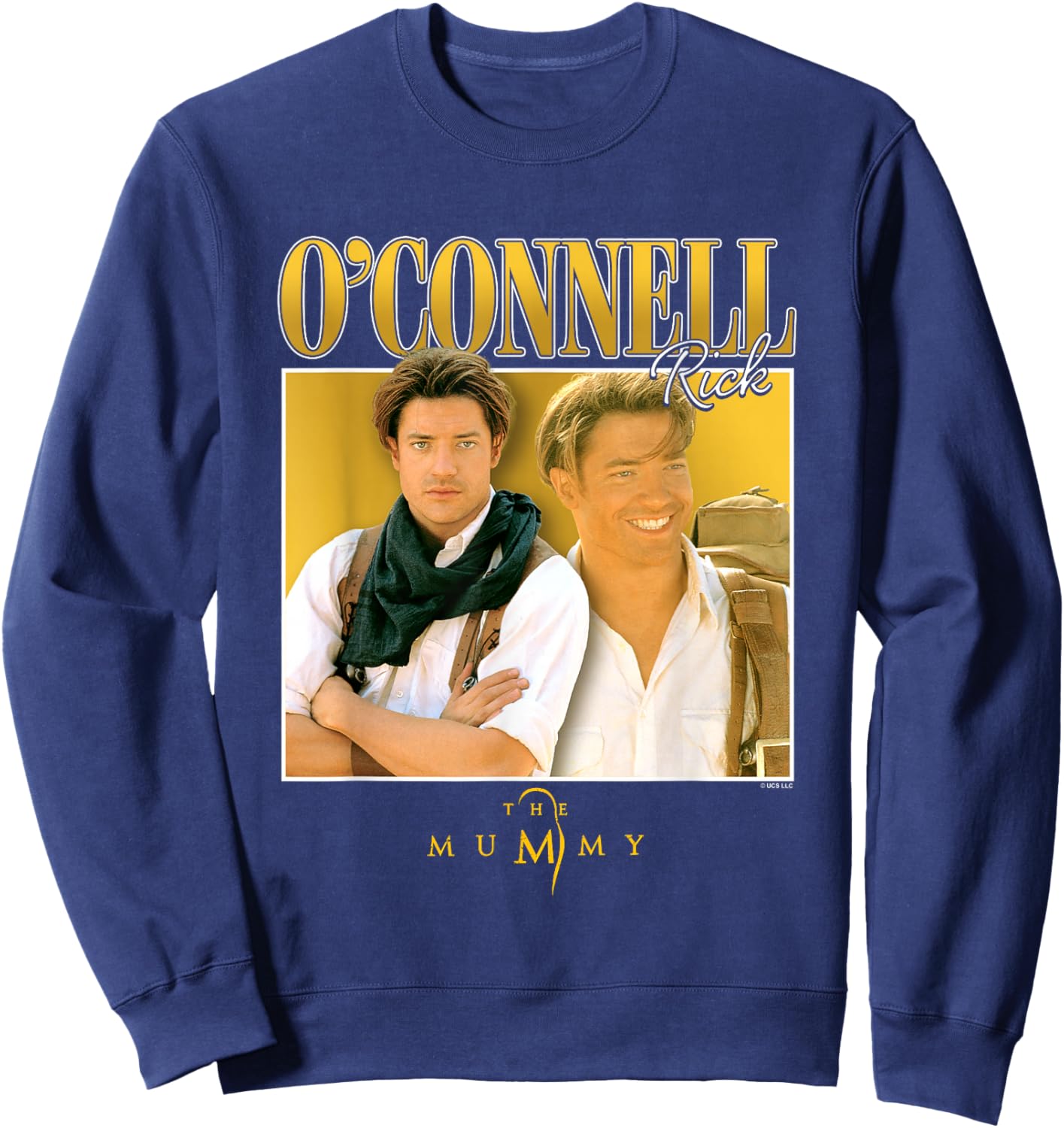 The Mummy Rick O'Connell Focus Box Up Sweatshirt - Sweatshirt | Navy