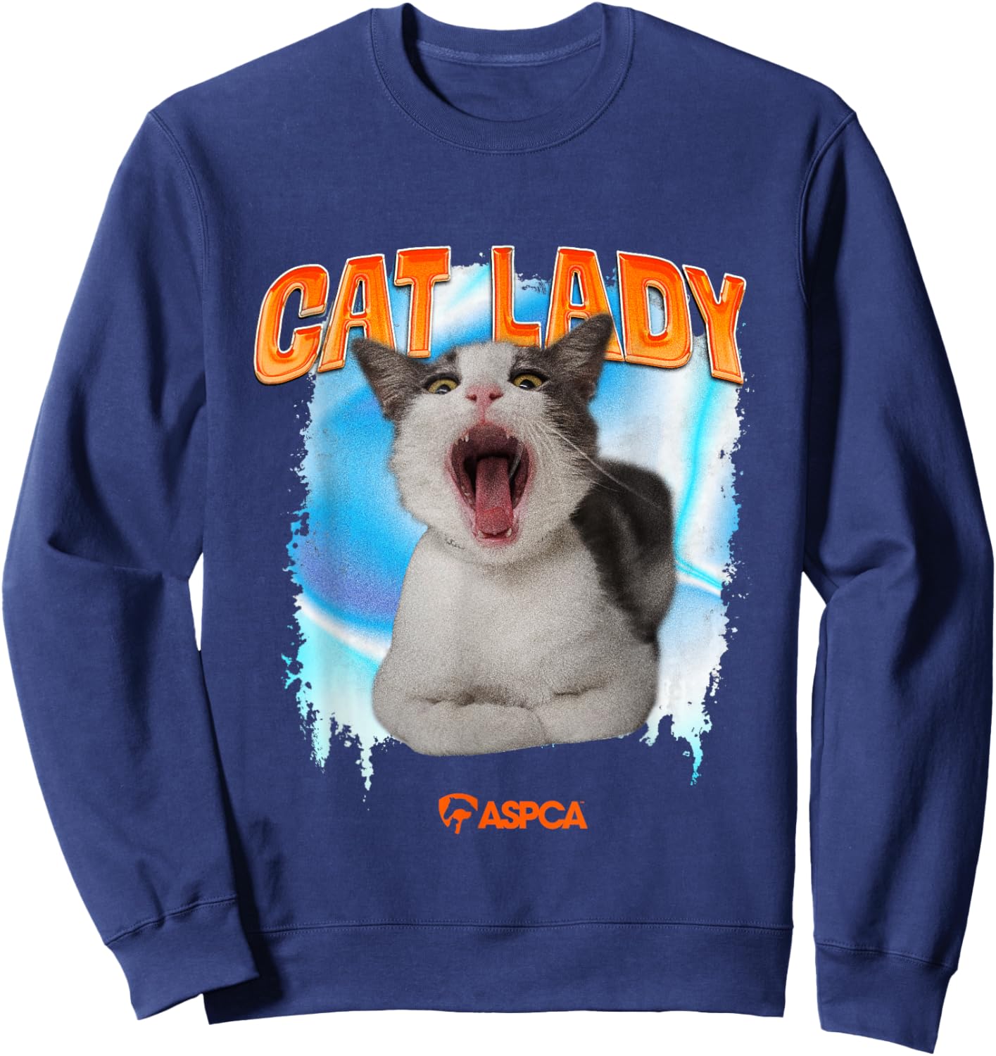 Cat Lady Sweatshirt - Sweatshirt | Navy
