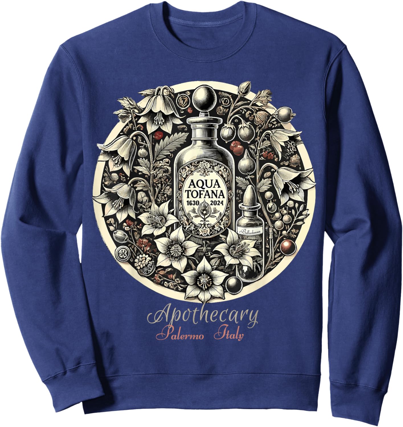 Aqua Tofana Costume Men Aqua Tofana Sweatshirt - Sweatshirt | Navy