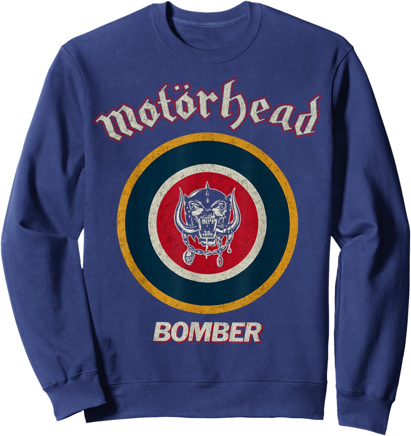 Motörhead – Bomber Target Sweatshirt - Sweatshirt | Navy