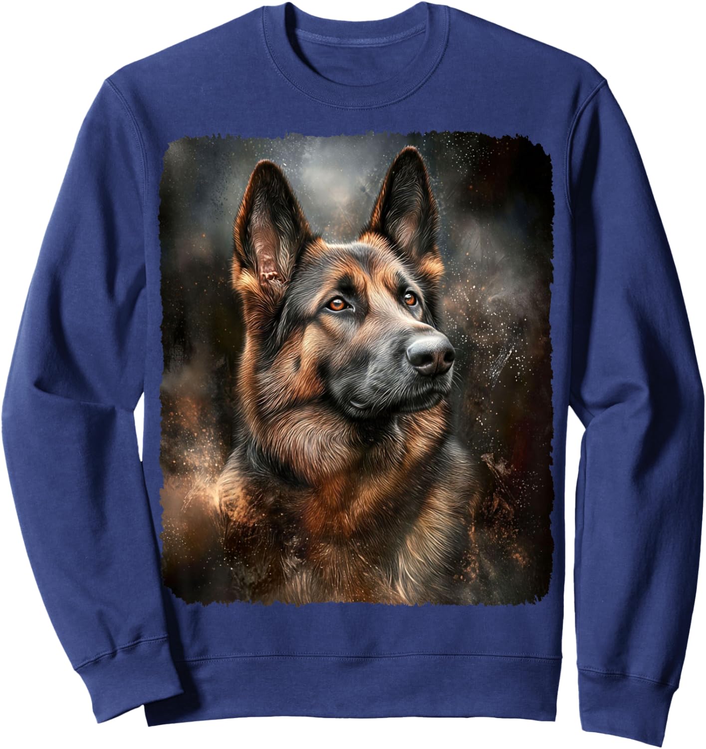 German Shepherd Dog Design for Dog Lover Sweatshirt - Sweatshirt | Navy