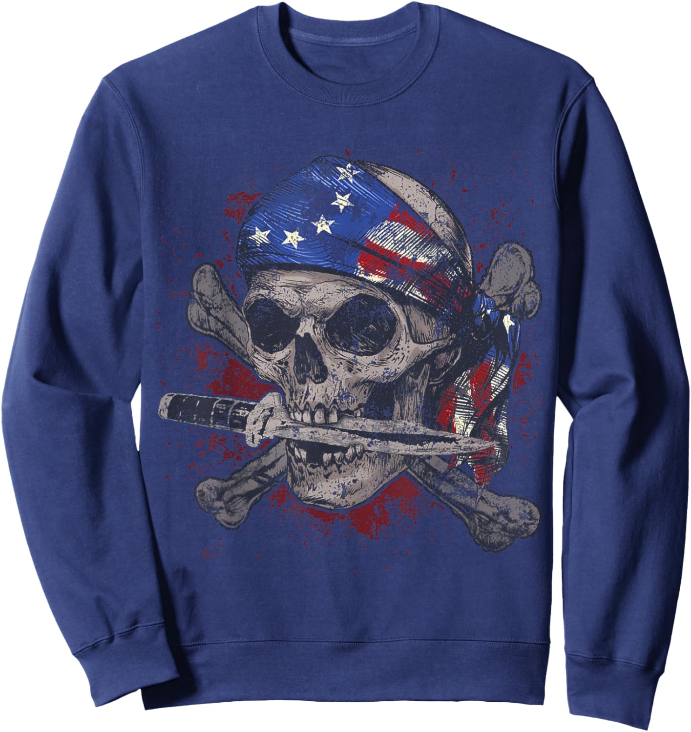 Hoist The Black Flag 2.0 Sweatshirt - Sweatshirt | Navy