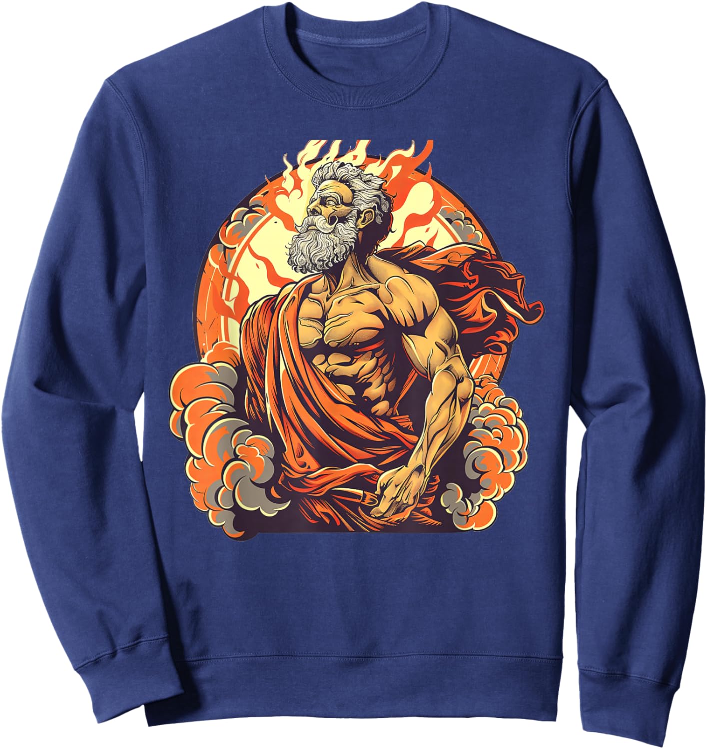 Hephaestus Design Sweatshirt - Sweatshirt | Navy