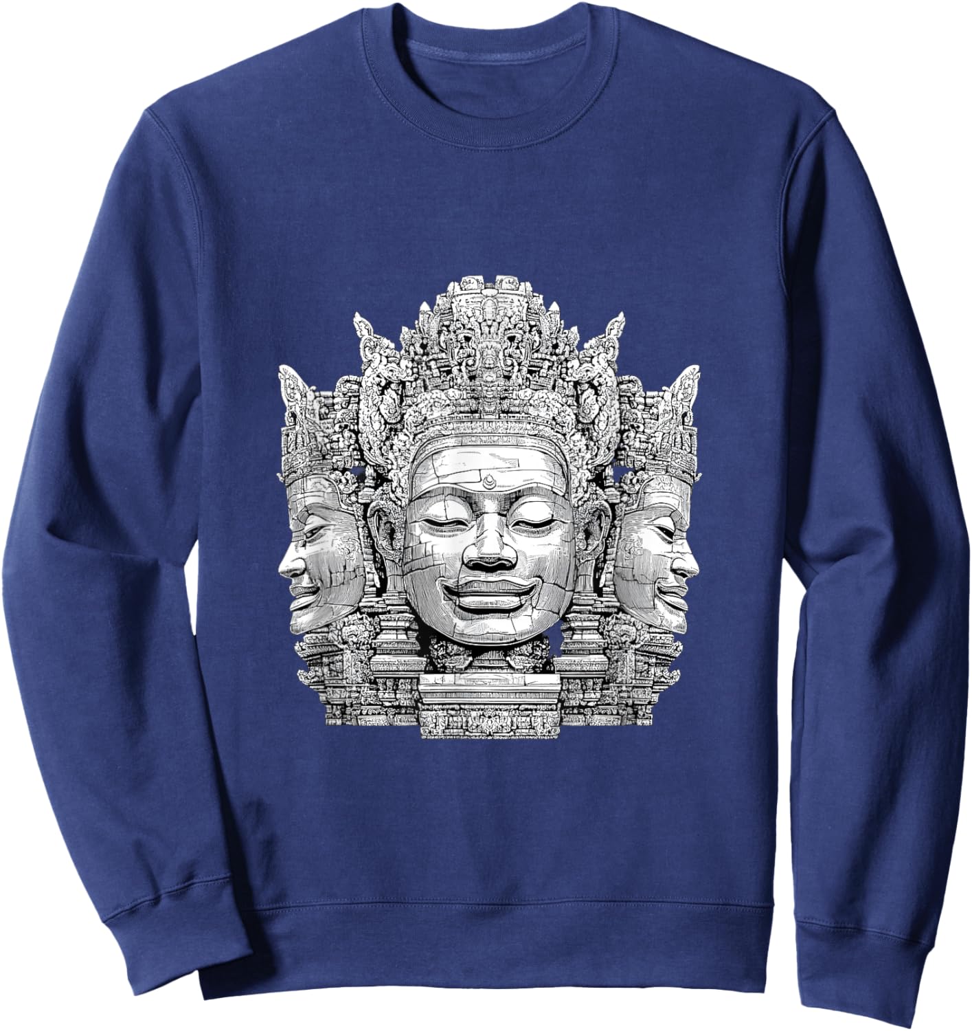 Angkor Wat Cambodia - Explore Ancient Temples Sweatshirt - Sweatshirt | Navy
